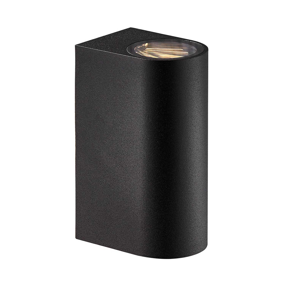 Asbol Round - Applique murale d’extérieur LED arrondie en aluminium et verre, style minimaliste