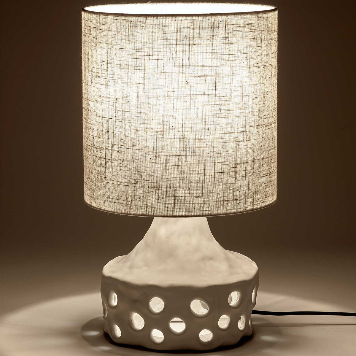 Oya 02 - Lampe à poser en grès