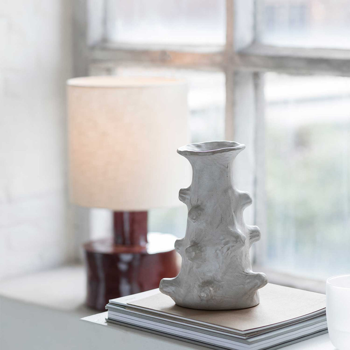 Catherine - Lampe à poser en grès