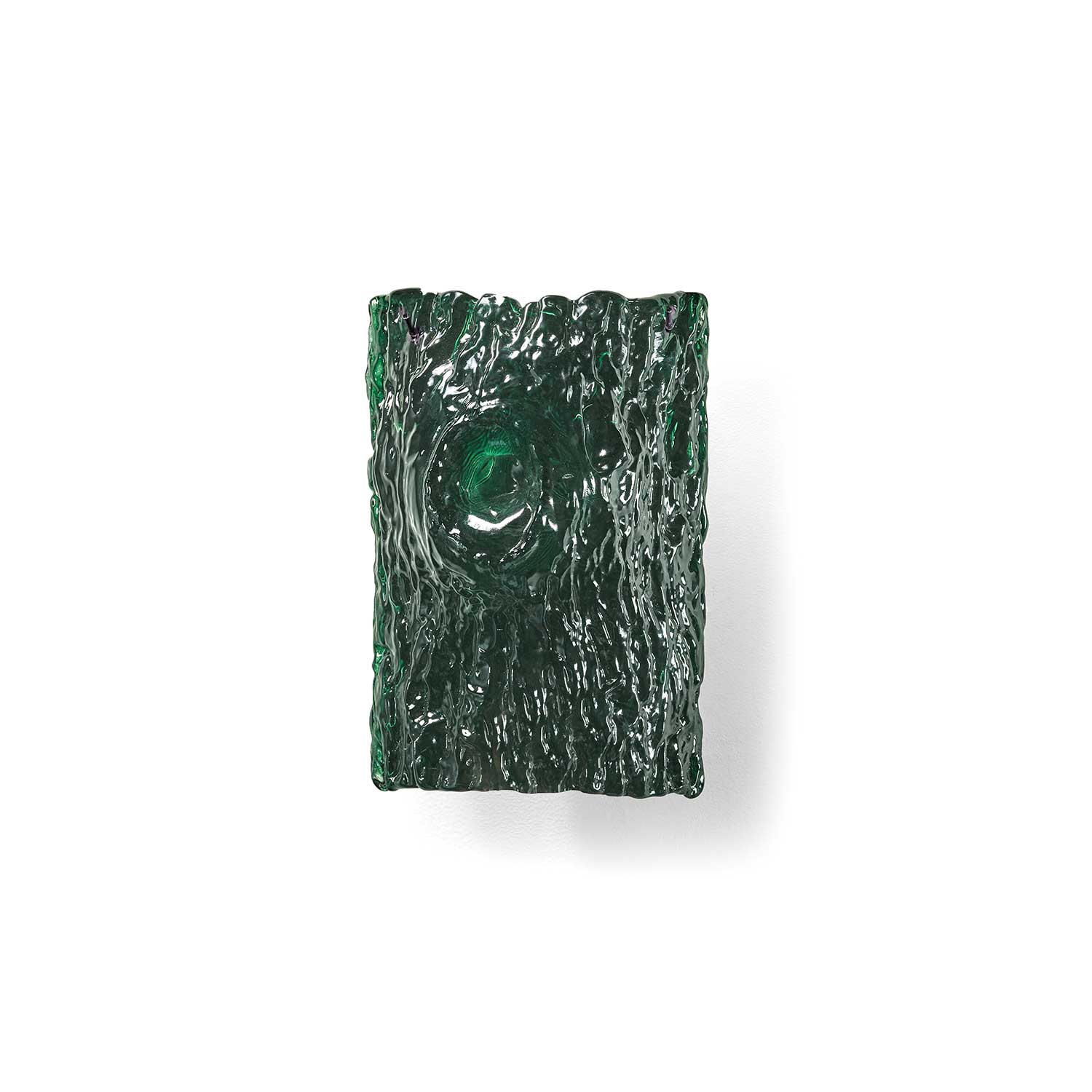 Oak 01 - Applique murale en verre et acier