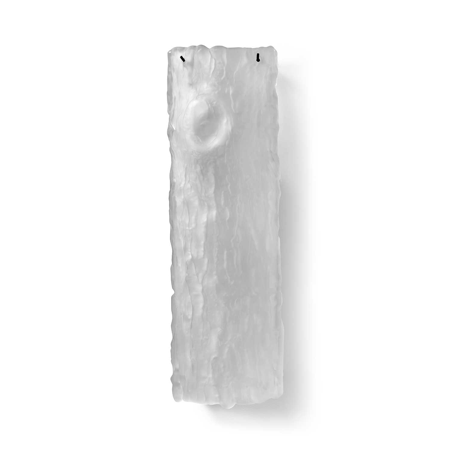 Oak 03 - Applique murale en verre et acier