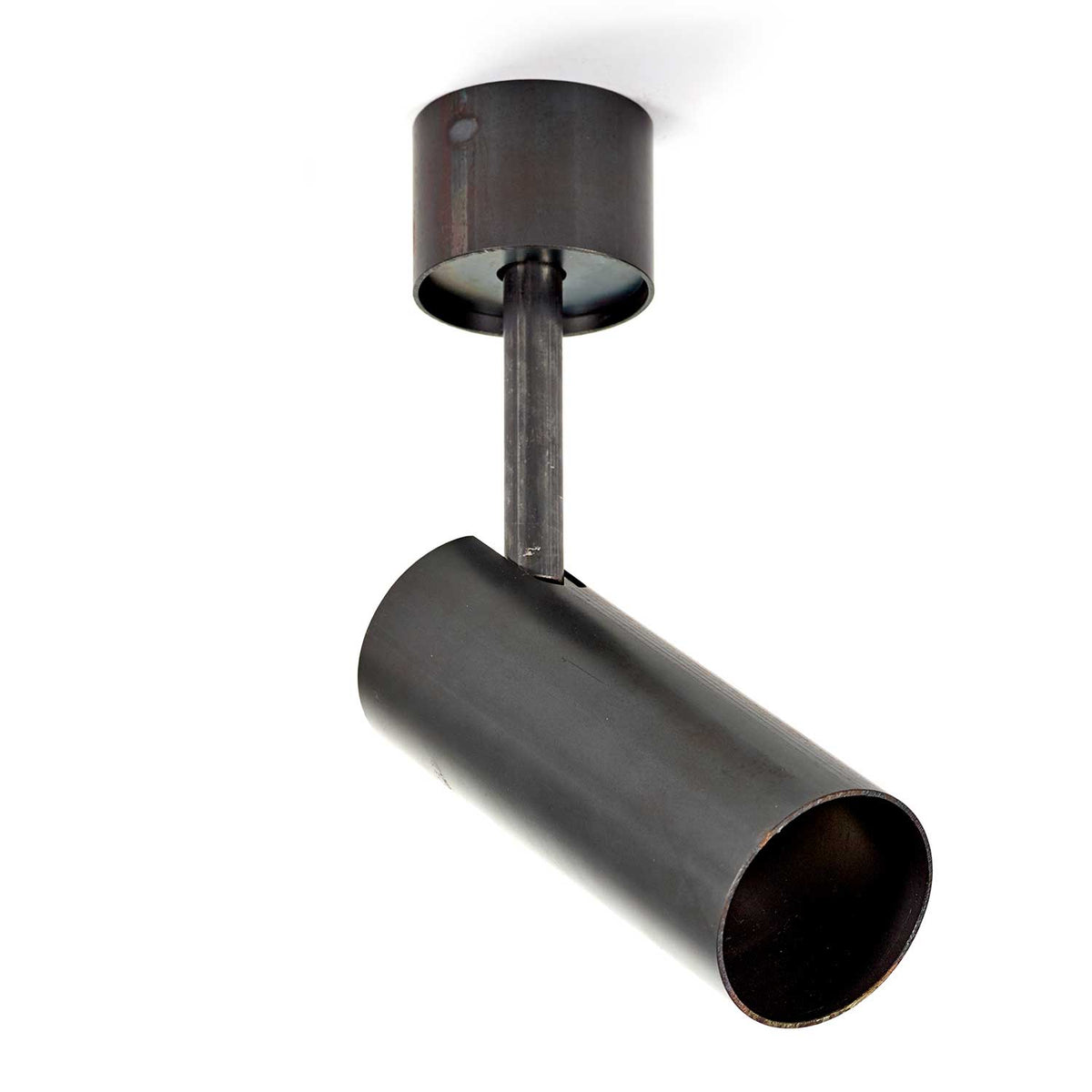 Sofisticato Nr.03 - Spot en acier bleui, style industriel