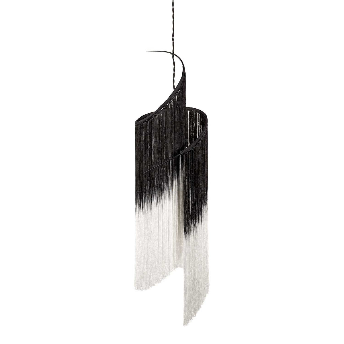 Rey 1 - Suspension en acier et viscose, style minimaliste