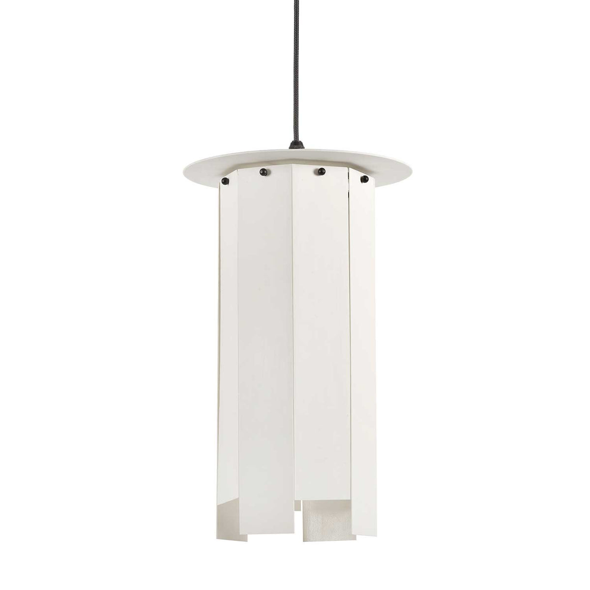 Gilda 1 - Suspension en acier et porcelaine, style minimaliste