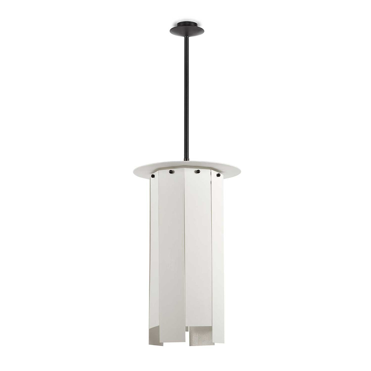 Gilda 4 - Suspension en acier et porcelaine, style minimaliste