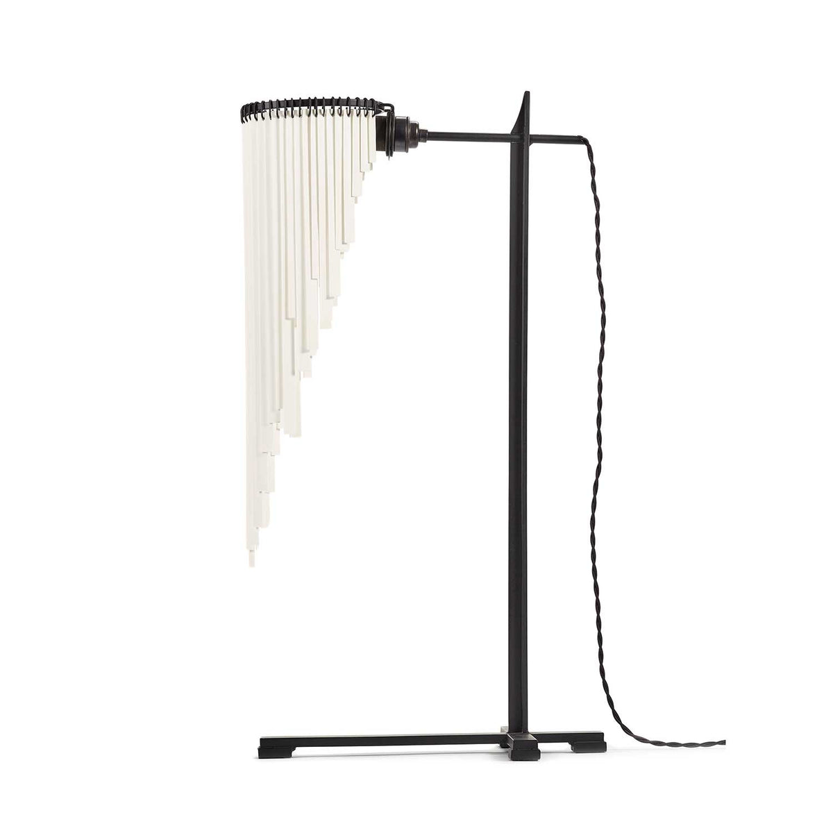 Lou - Lampe à poser en acier et porcelaine, style minimaliste