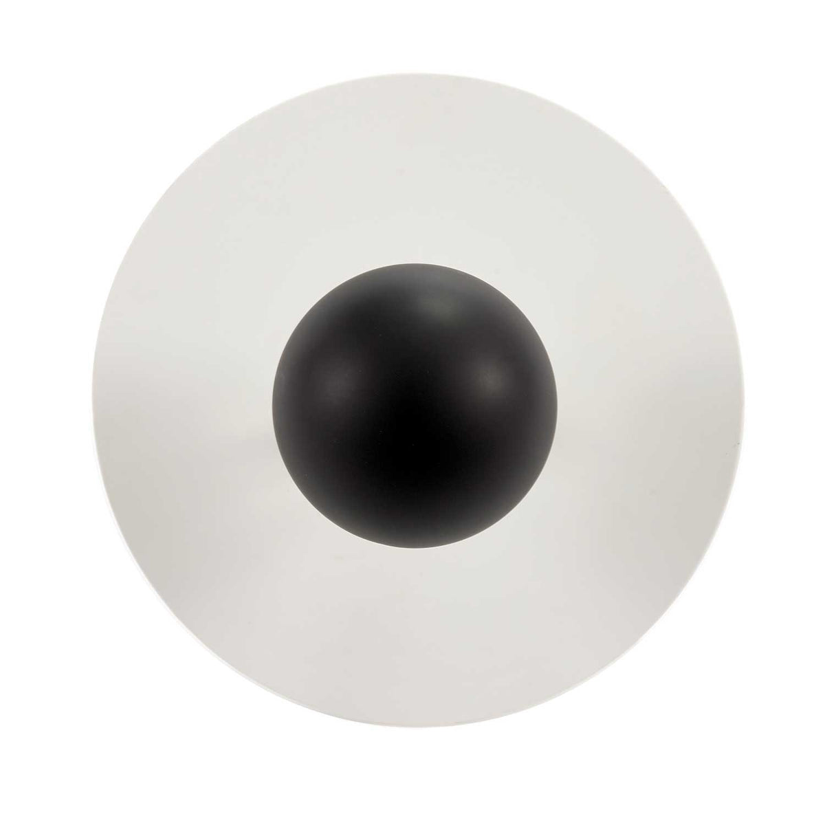 Eclipse 2 - Applique murale en acier et porcelaine, style minimaliste