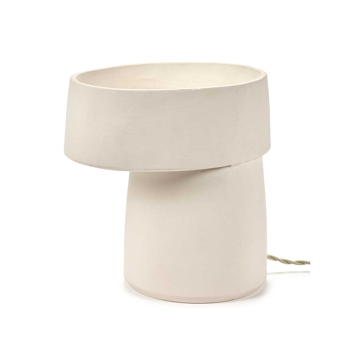 Romé - Lampe à poser en grès