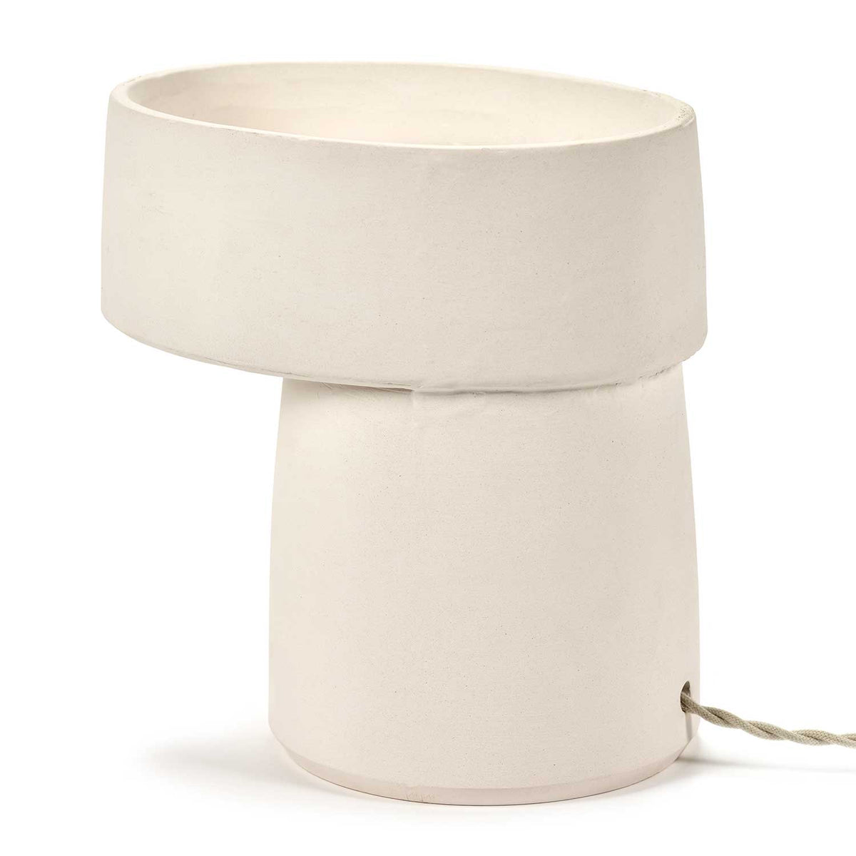 Romé - Lampe à poser en grès