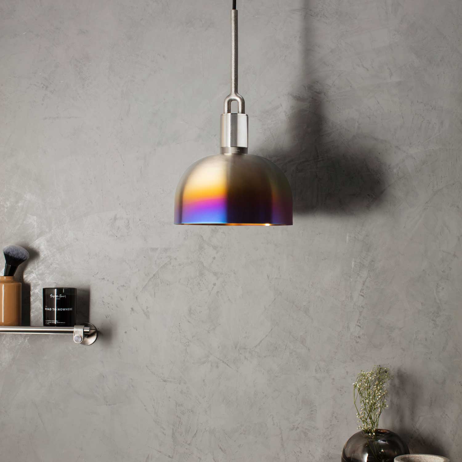 Forked Shade - Lustre métal design industriel pour cuisine