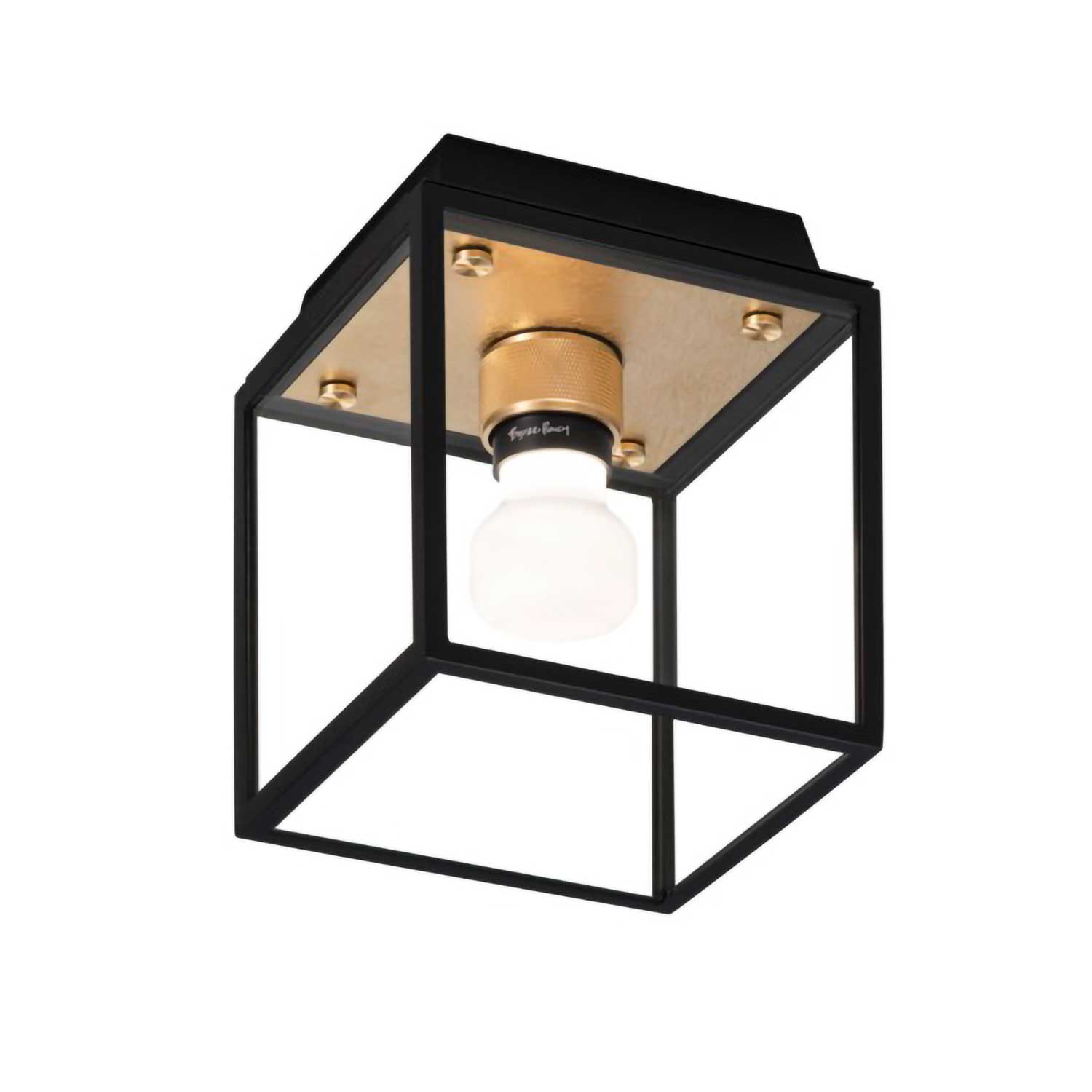 Caged Wet Small - Industrial design metal bathroom ceiling light