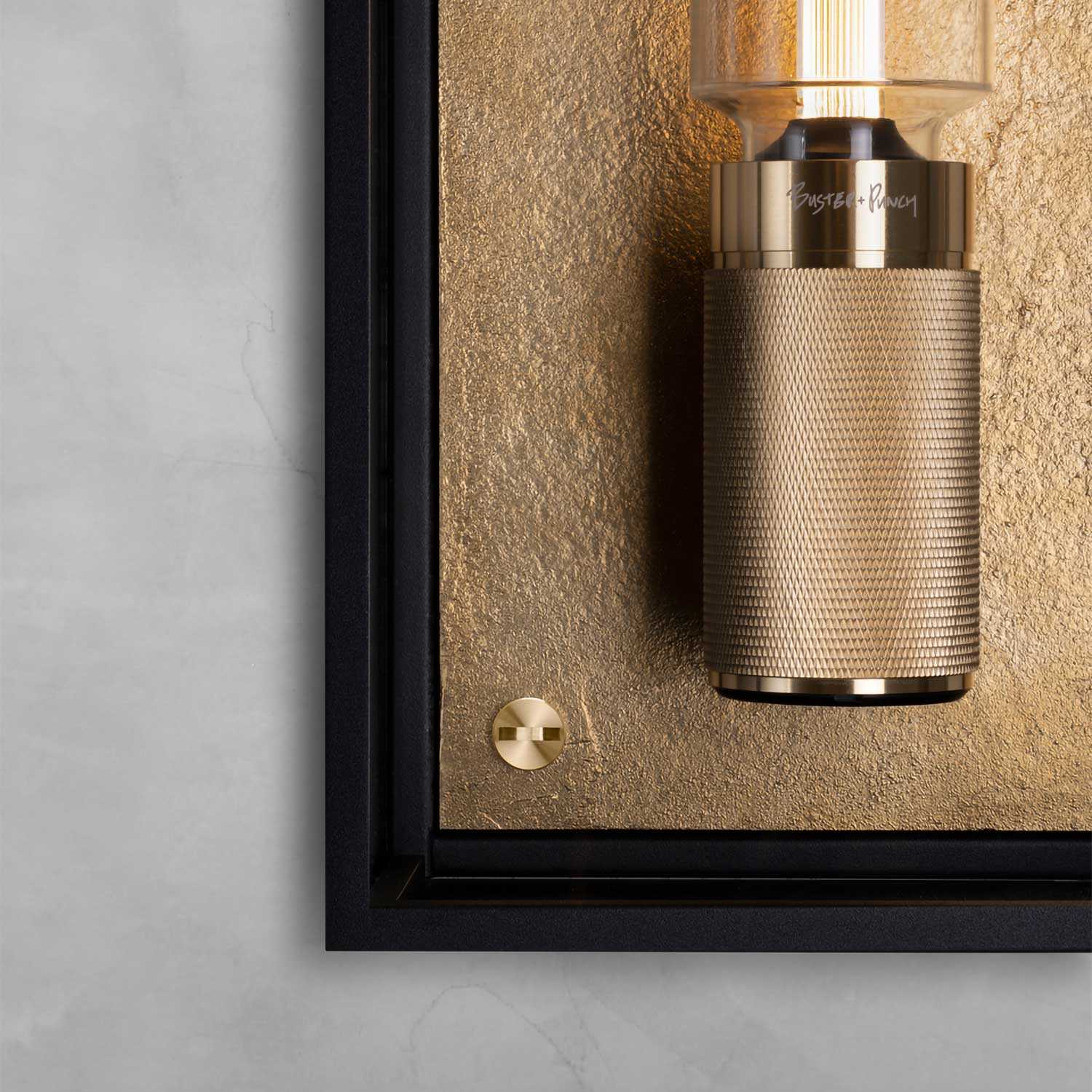 Caged Wet Large - Industrial design bathroom wall sconce