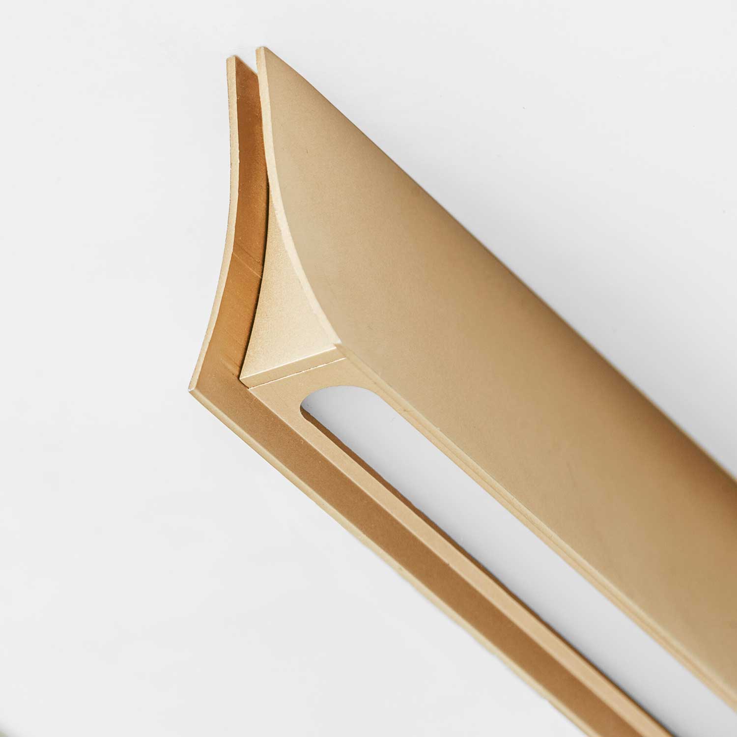 Bravo - Suspension LED haut et bas doré design pour cuisine