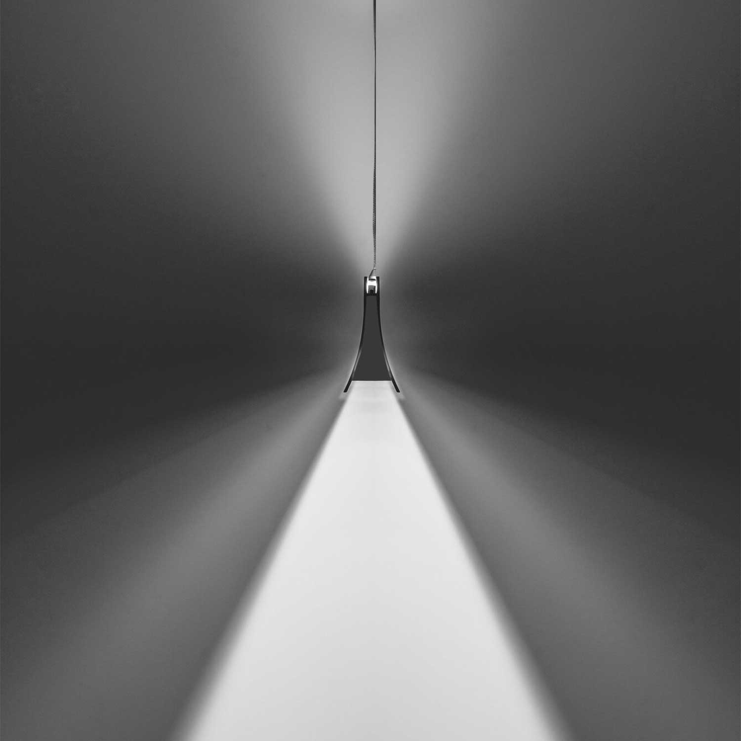 Bravo - Suspension LED haut et bas doré design pour cuisine