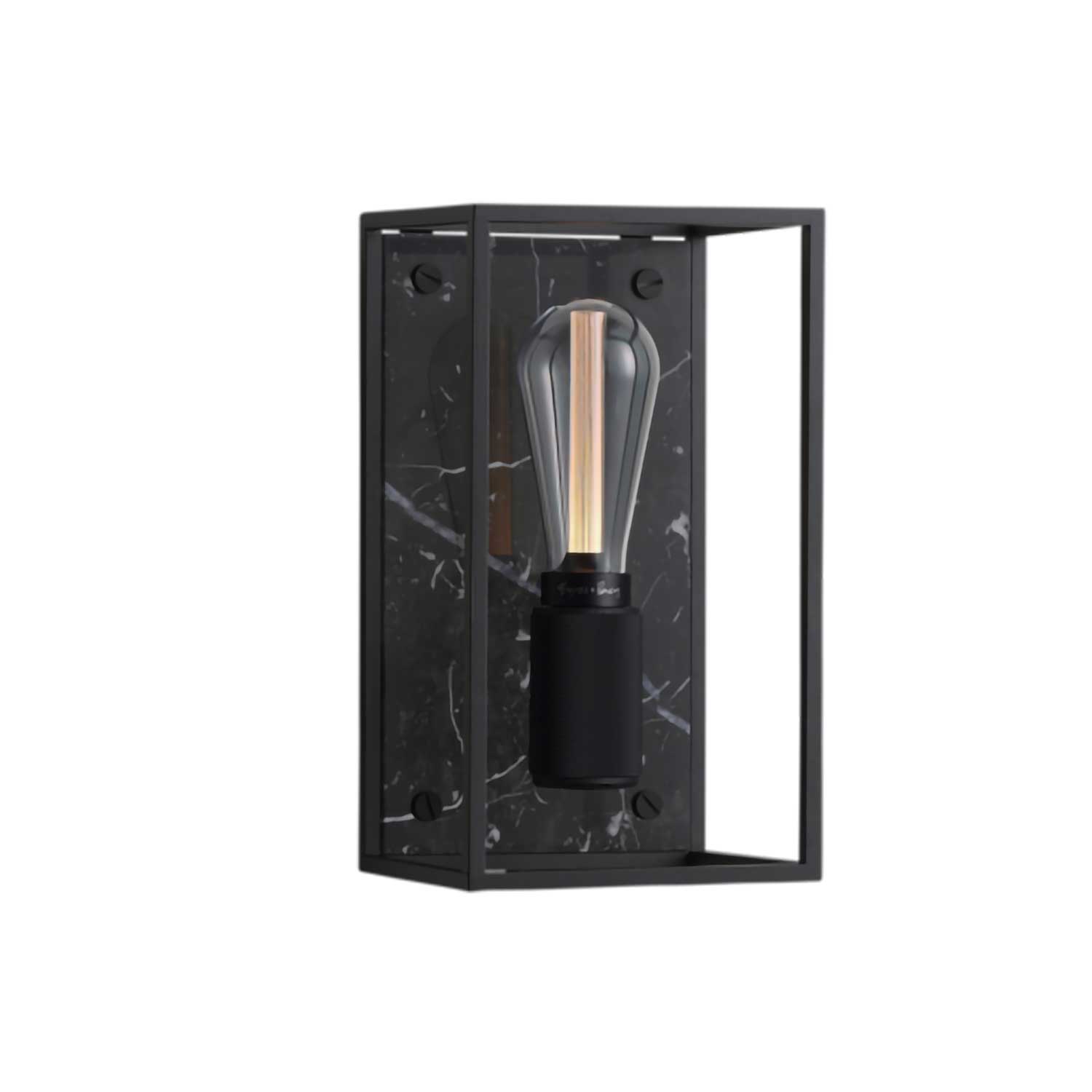 Caged Wall Medium - Aplique de pared jaula metal diseño contemporáneo