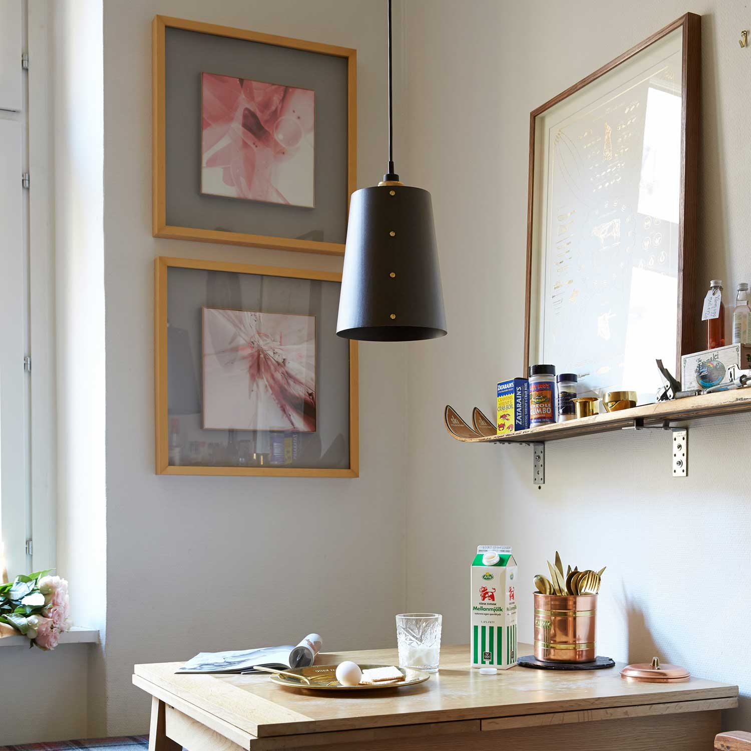 Hooked 1.0 - Suspension métallique design pour cuisine