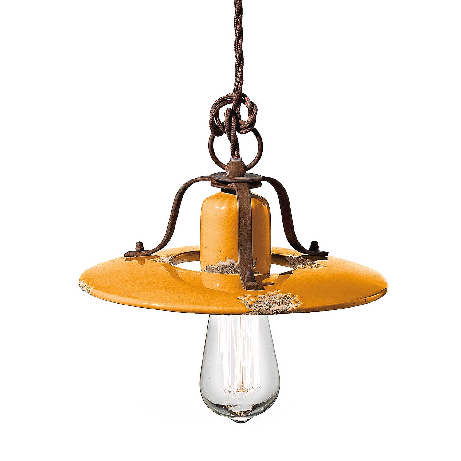 Country - Lámpara de araña con diseño rústico para cocina estilo retro