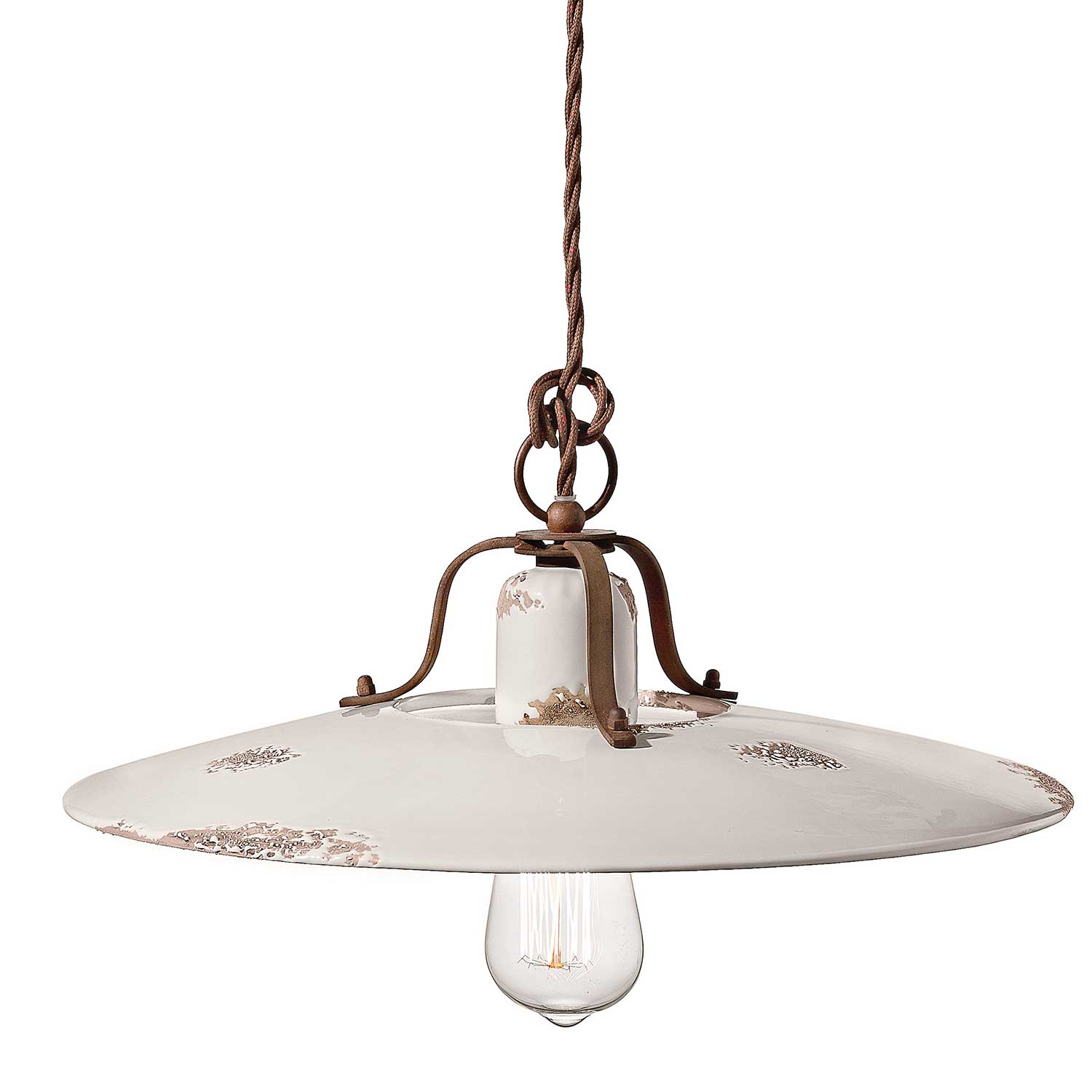 Country - Lámpara de araña con diseño rústico para cocina estilo retro