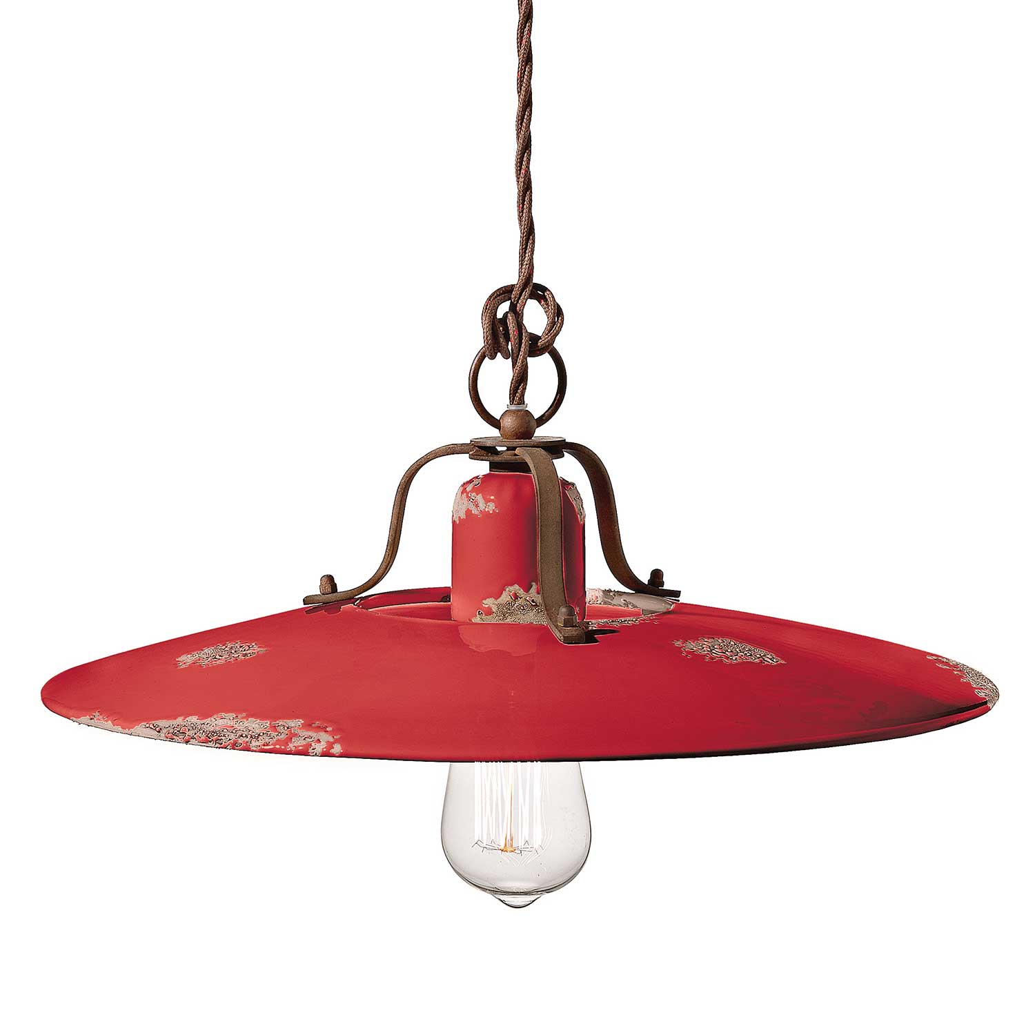 Country - Lámpara de araña con diseño rústico para cocina estilo retro