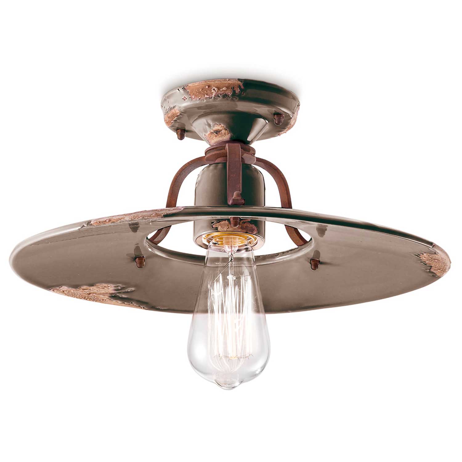 Country - Plafonnier vintage pour salle à manger rustique