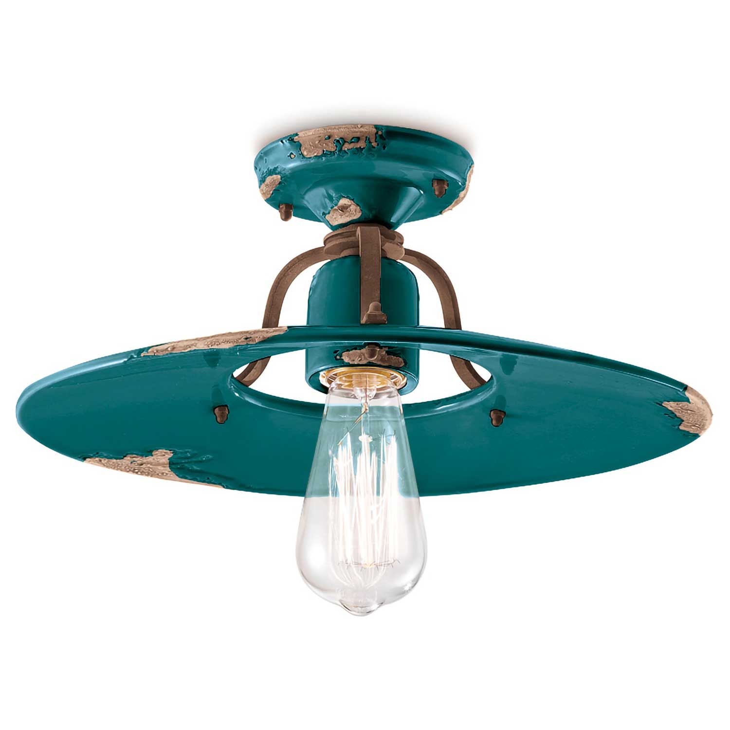 Country - Plafonnier vintage pour salle à manger rustique