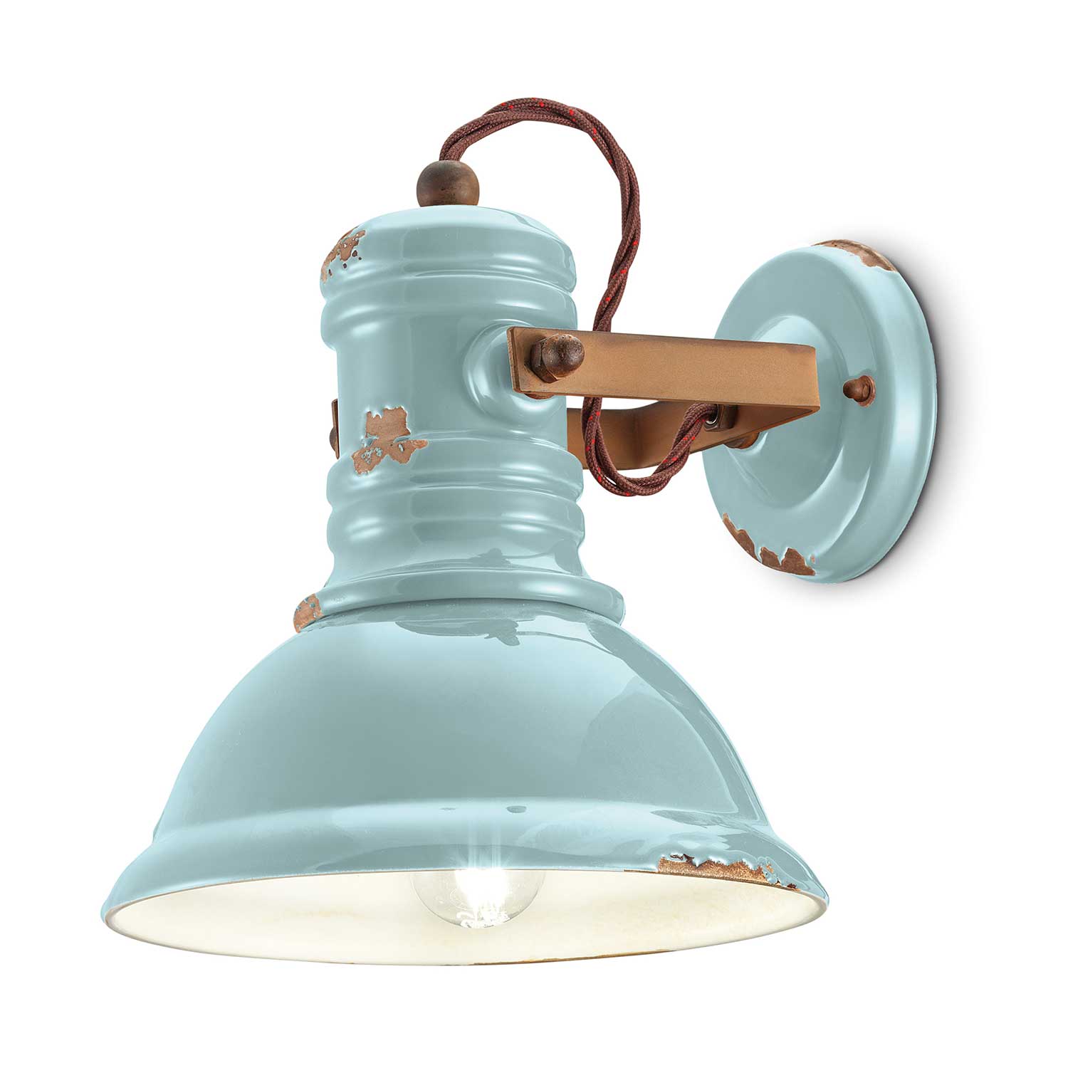 Industrial - Applique murale acier coloré pour cuisine industrielle