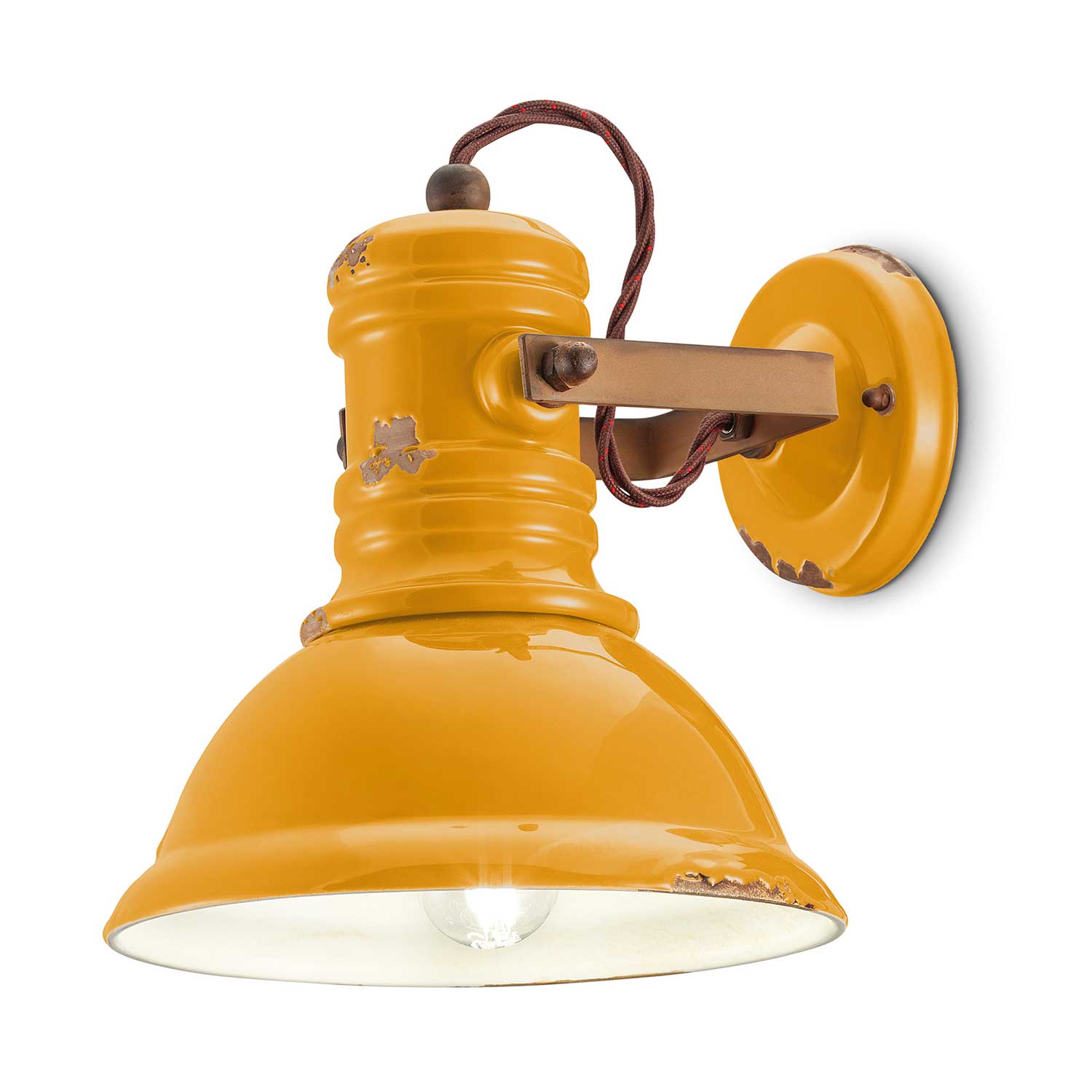 Industrial - Applique murale acier coloré pour cuisine industrielle