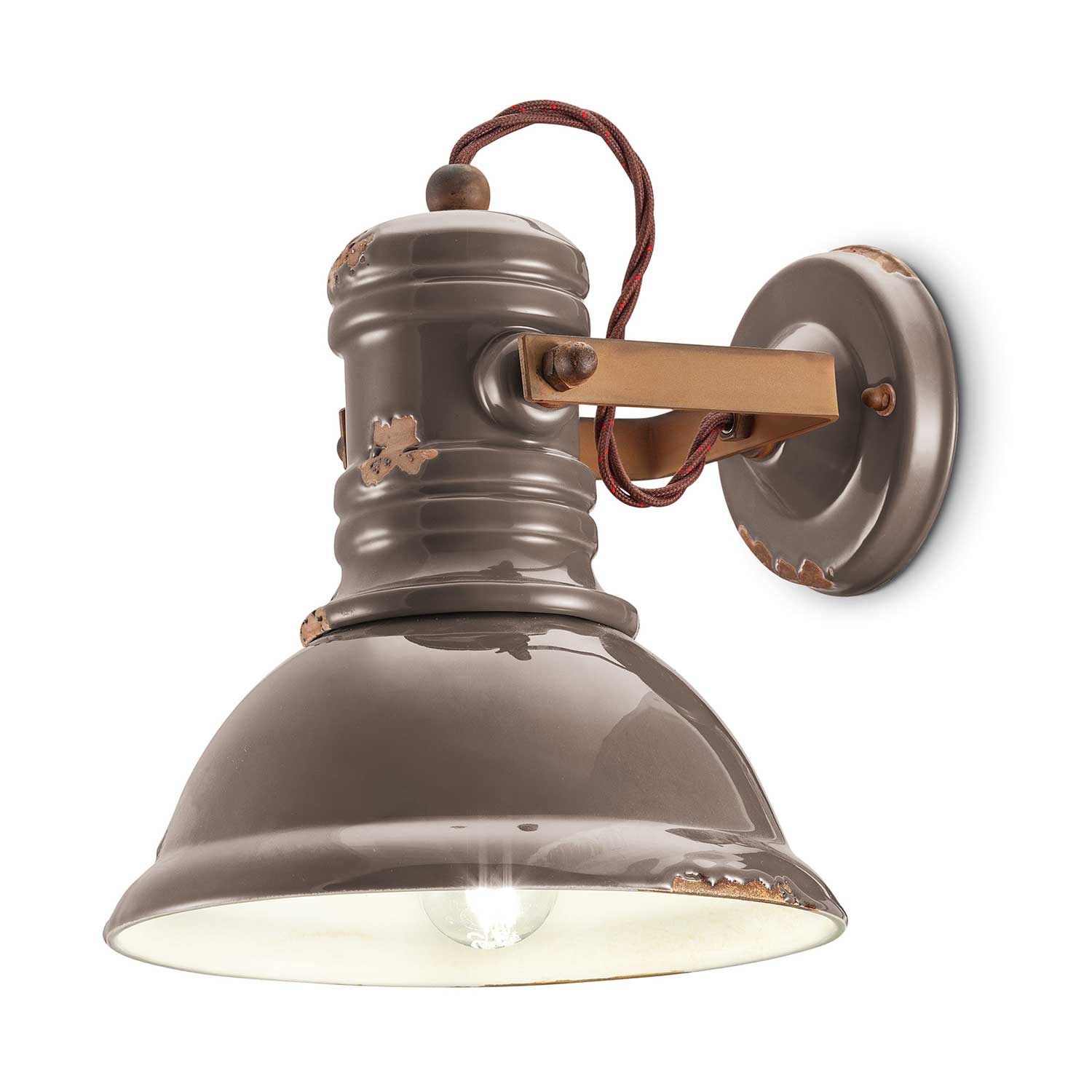 Industrial - Applique murale acier coloré pour cuisine industrielle