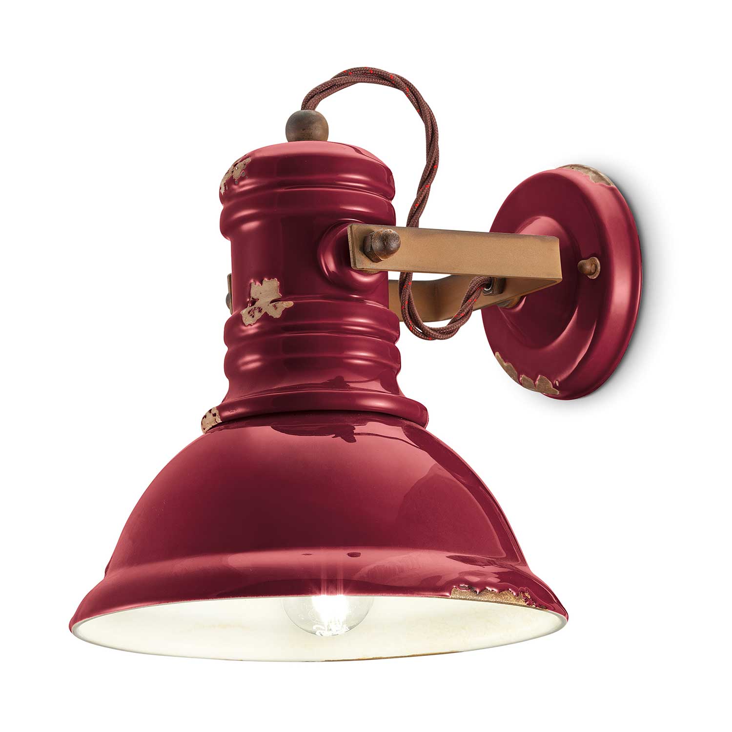 Industrial - Applique murale acier coloré pour cuisine industrielle