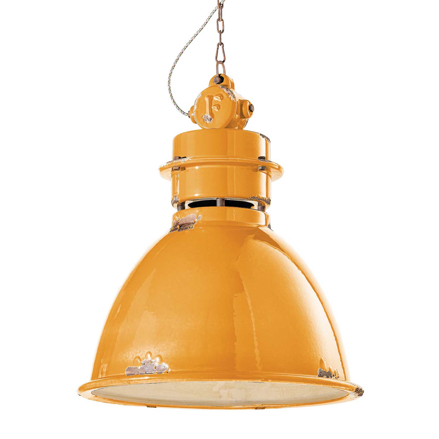 Industrial - Suspension industrielle en acier colorée pour cuisine