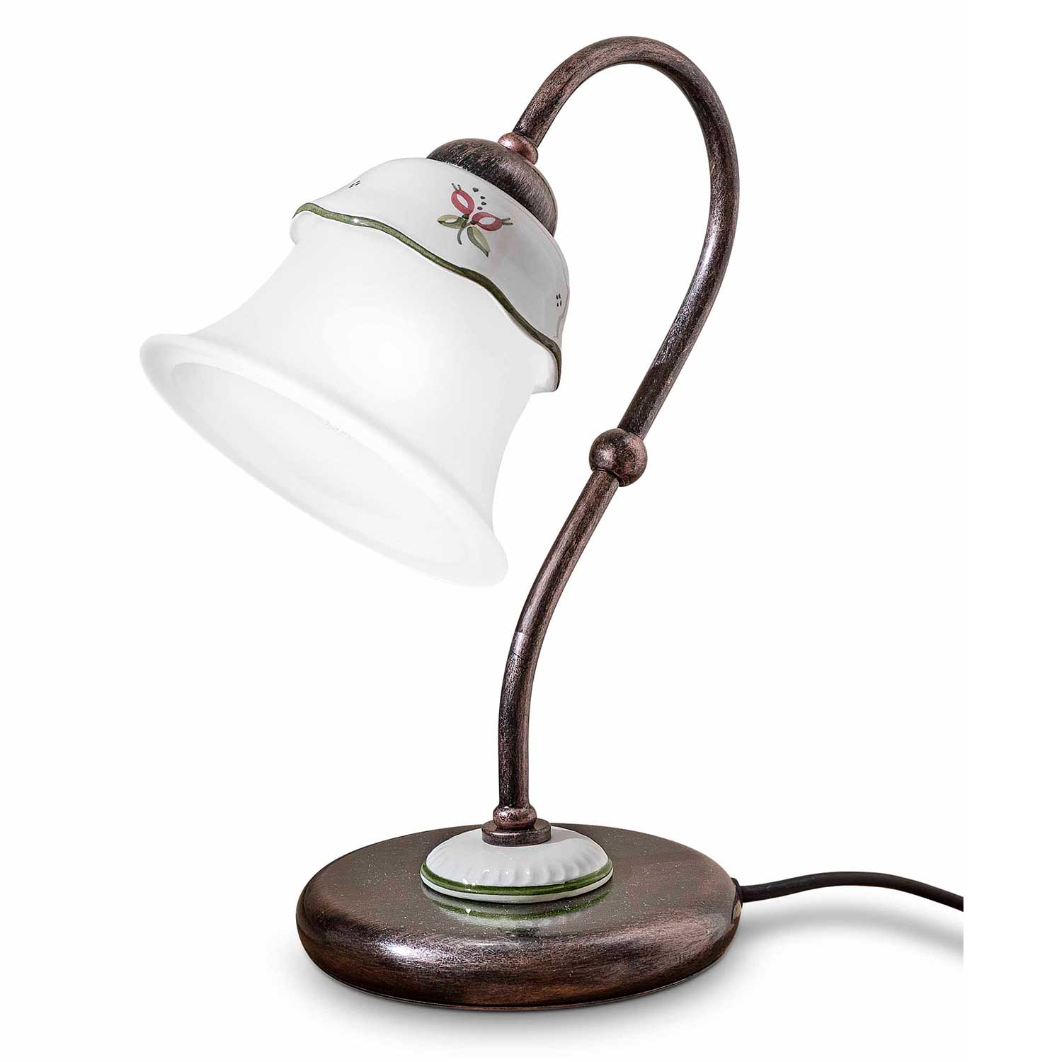 Ferrara - Lampe de table style moustier pour salon