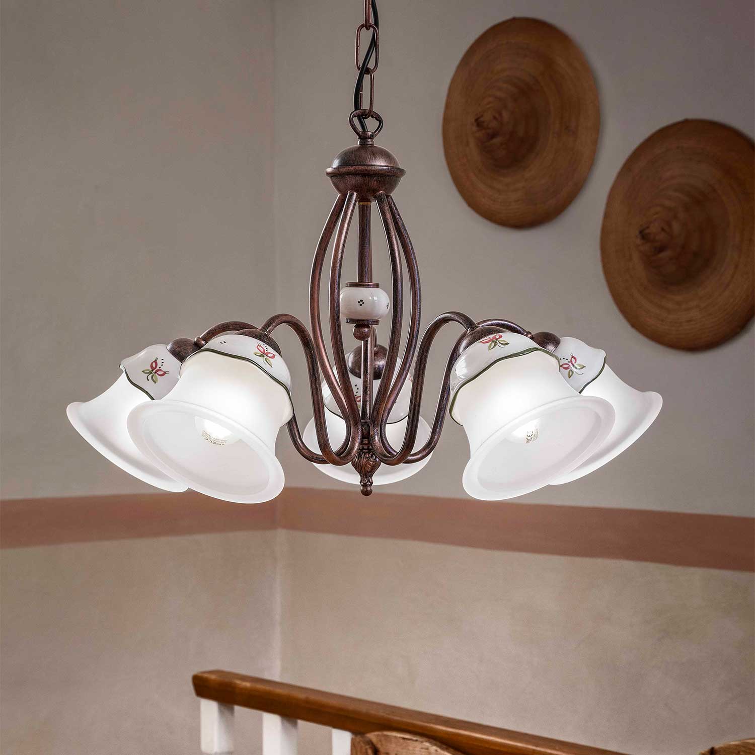 Ferrara - Lustre chandelier pour chambre baroque