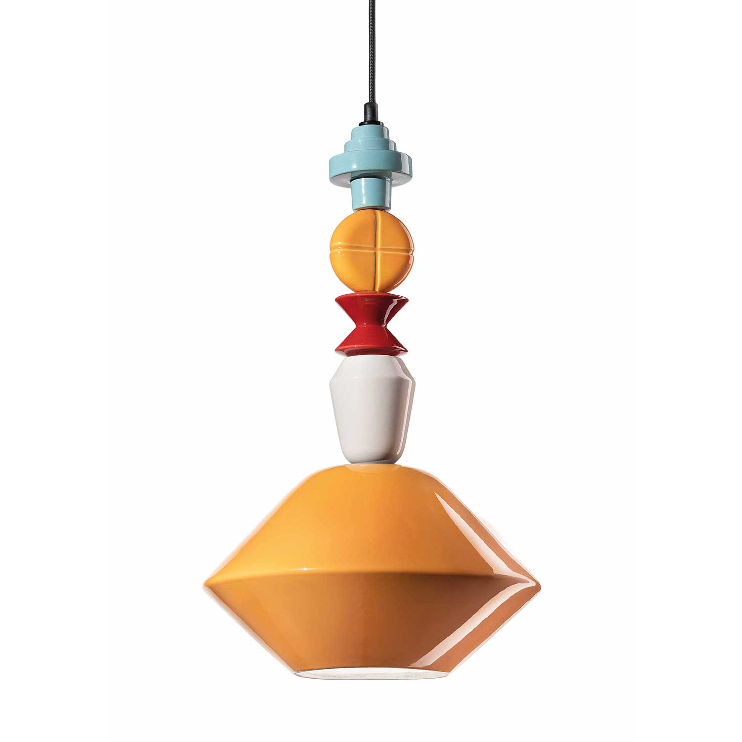Lariat - Ceramic pendant light for designer dining room