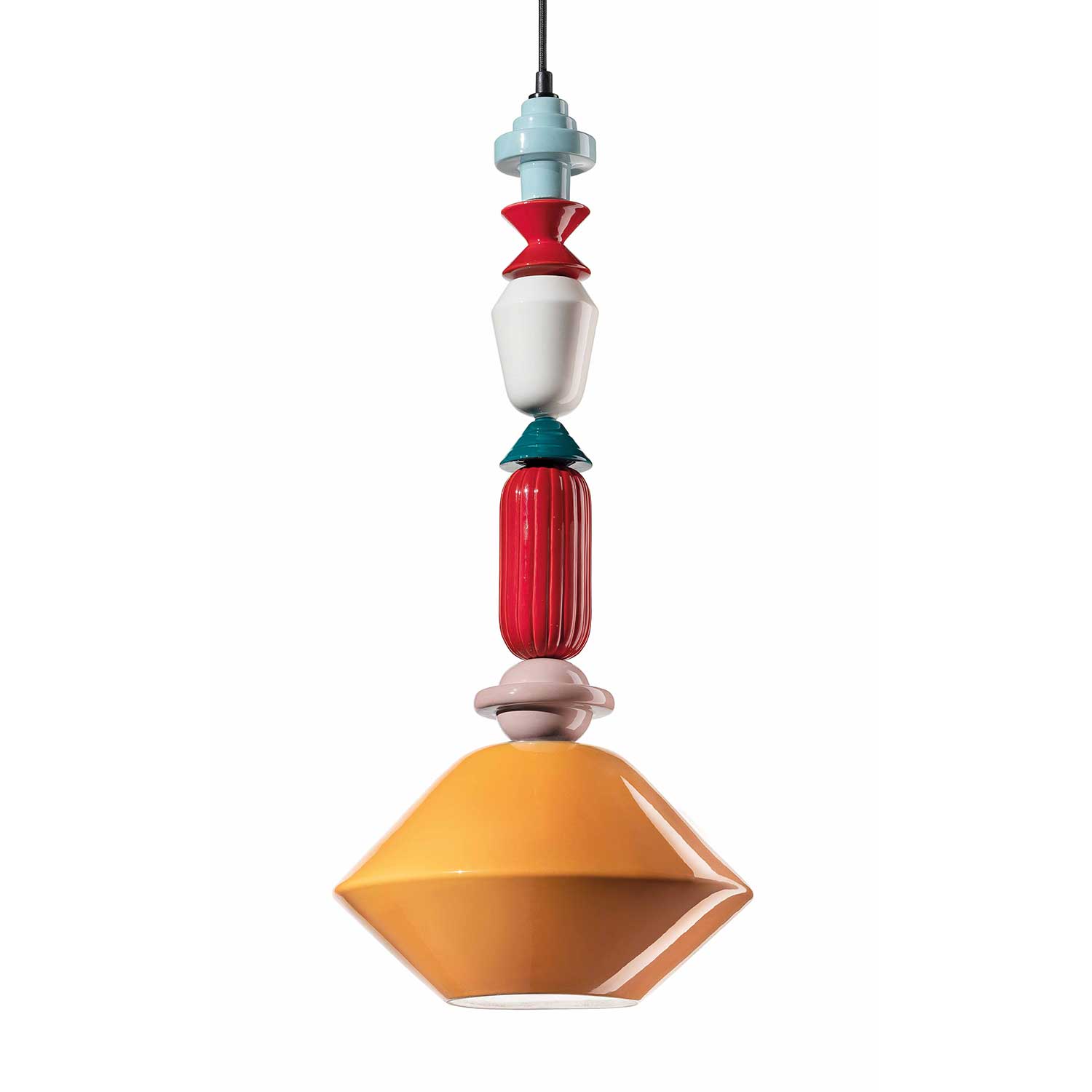 Lariat - Ceramic pendant light for designer dining room