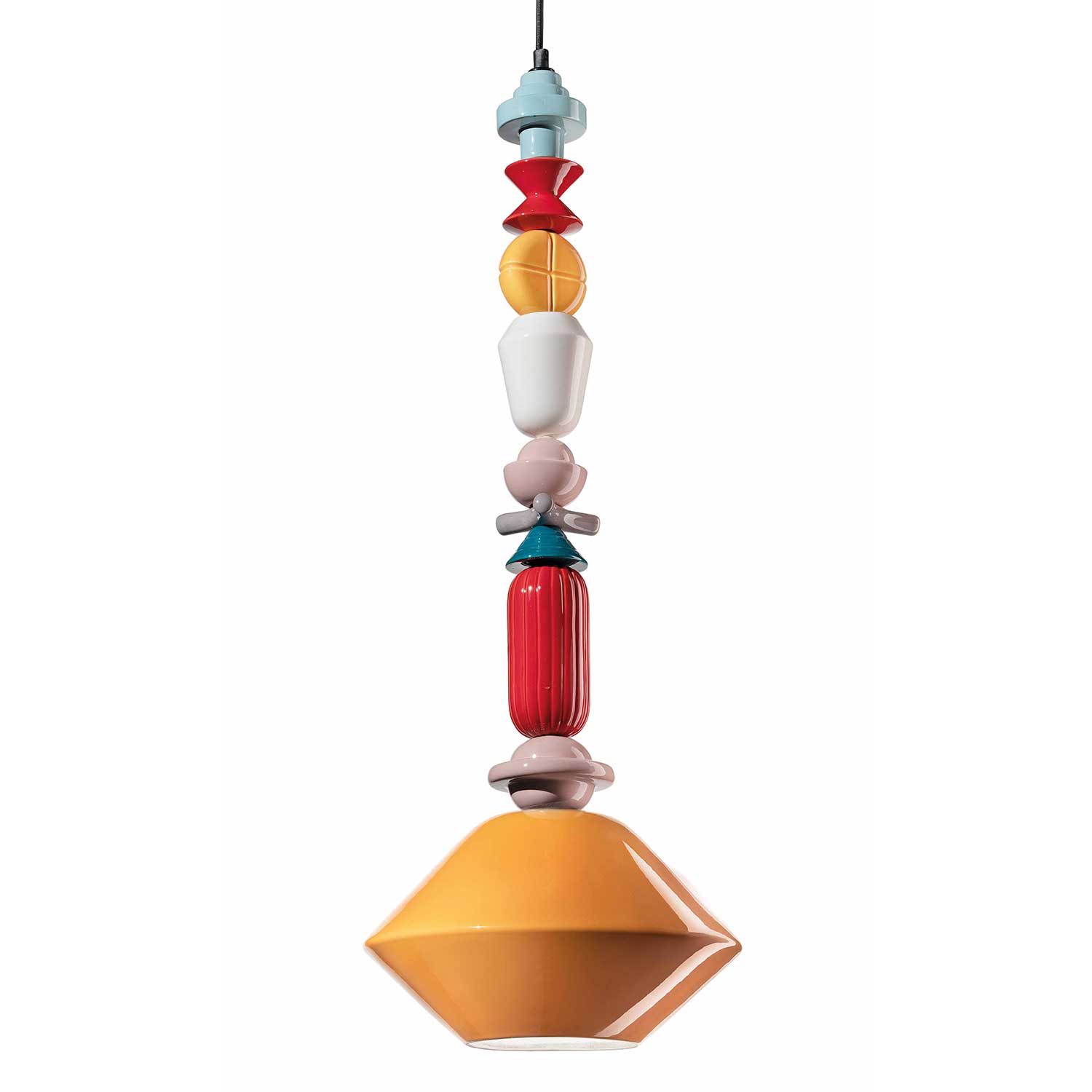 Lariat - Ceramic pendant light for designer dining room