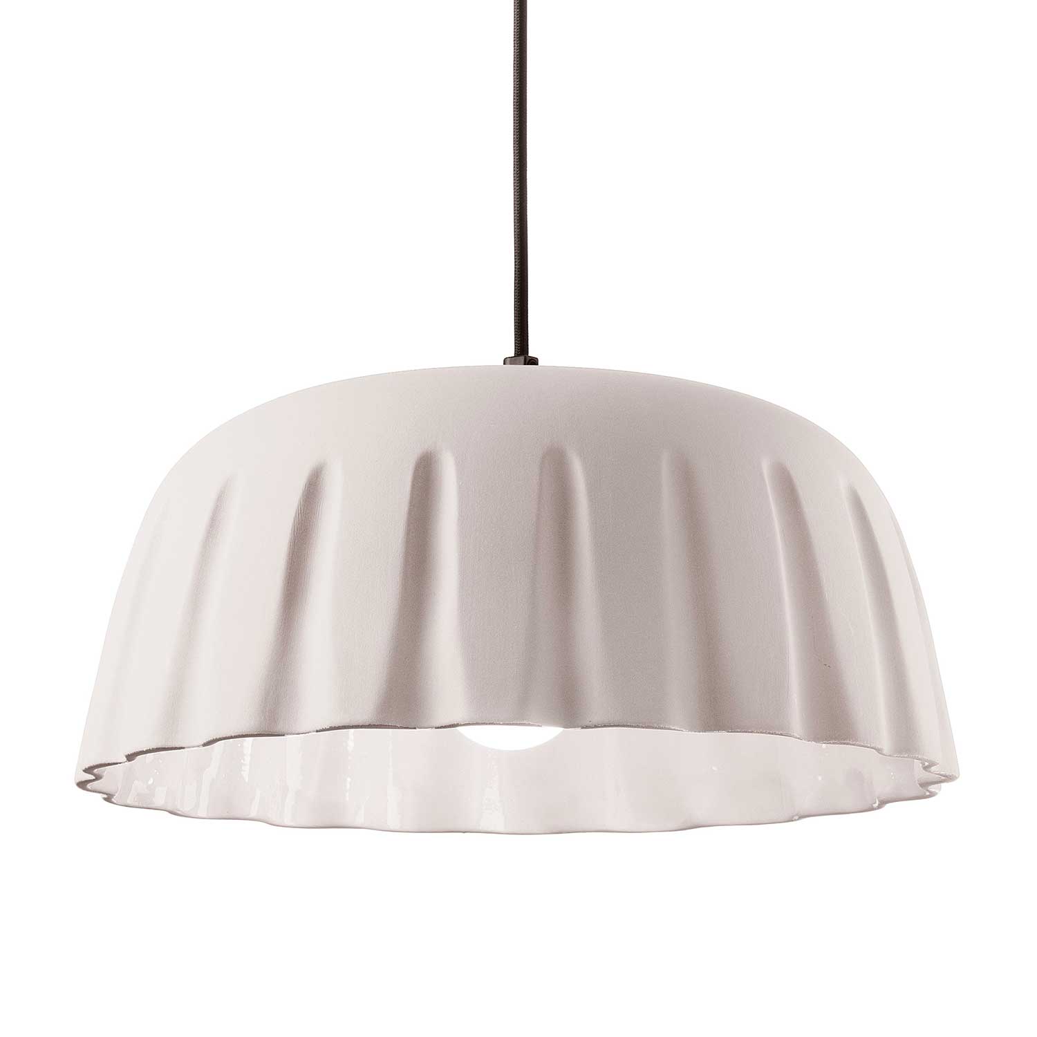Madame Grés - Ceramic flower pendant light for dining room