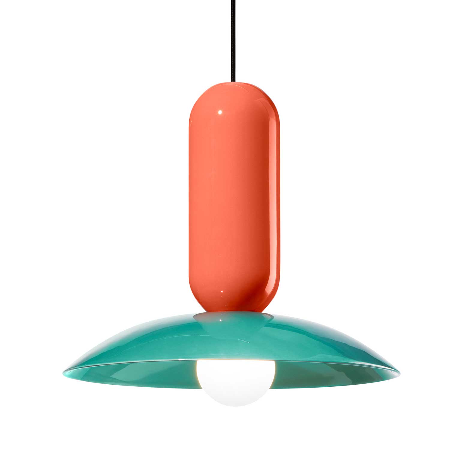 Pau - Suspension design en céramique pour salon contemporain