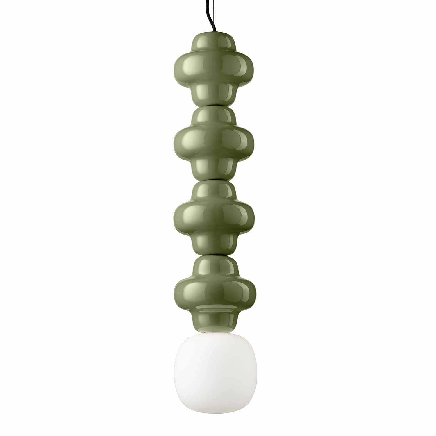 Copacabana - Grande suspension design en céramique pour salon