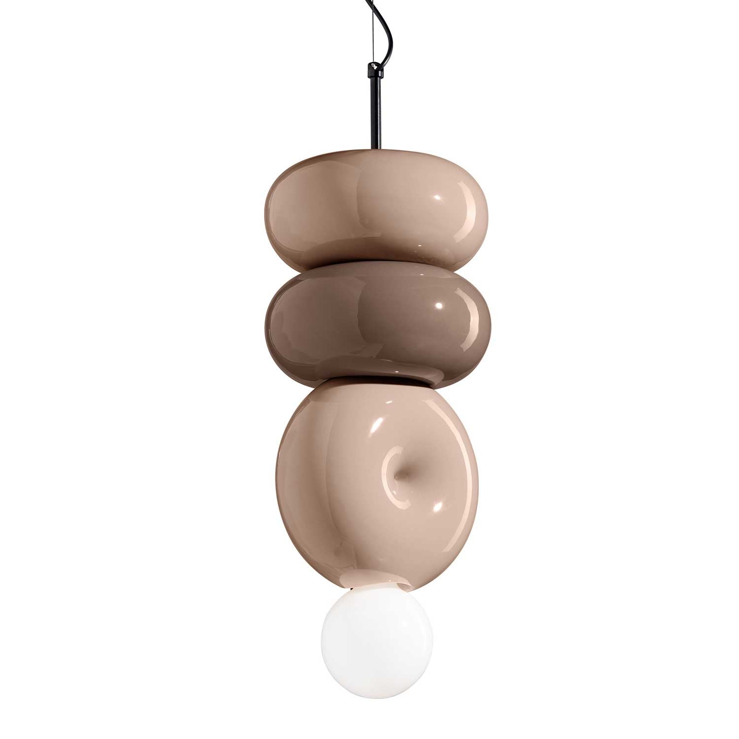 Bumbum - Lustre design céramique colorée pour salon design