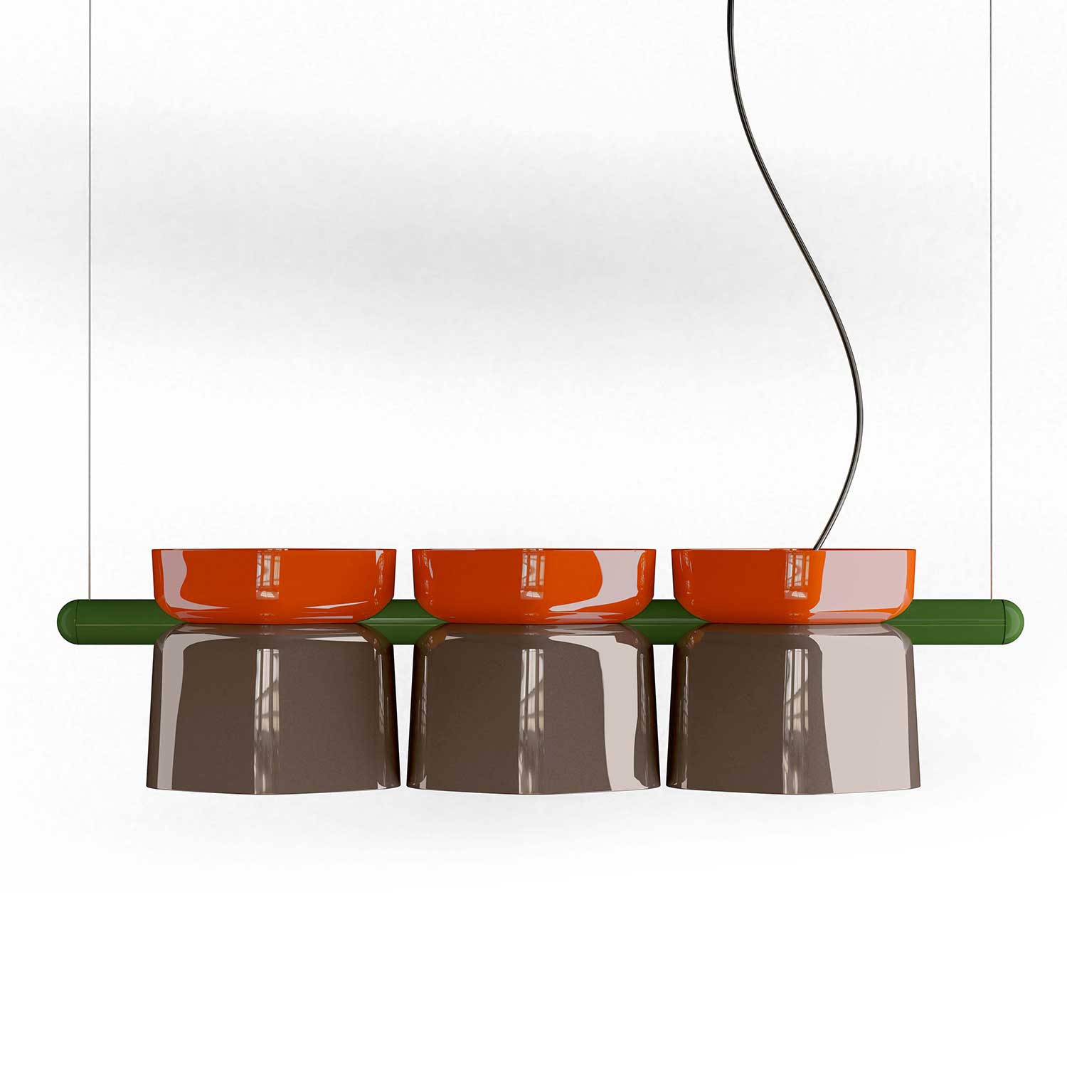 Yakitori - Contemporary design ceramic chandelier for dining room
