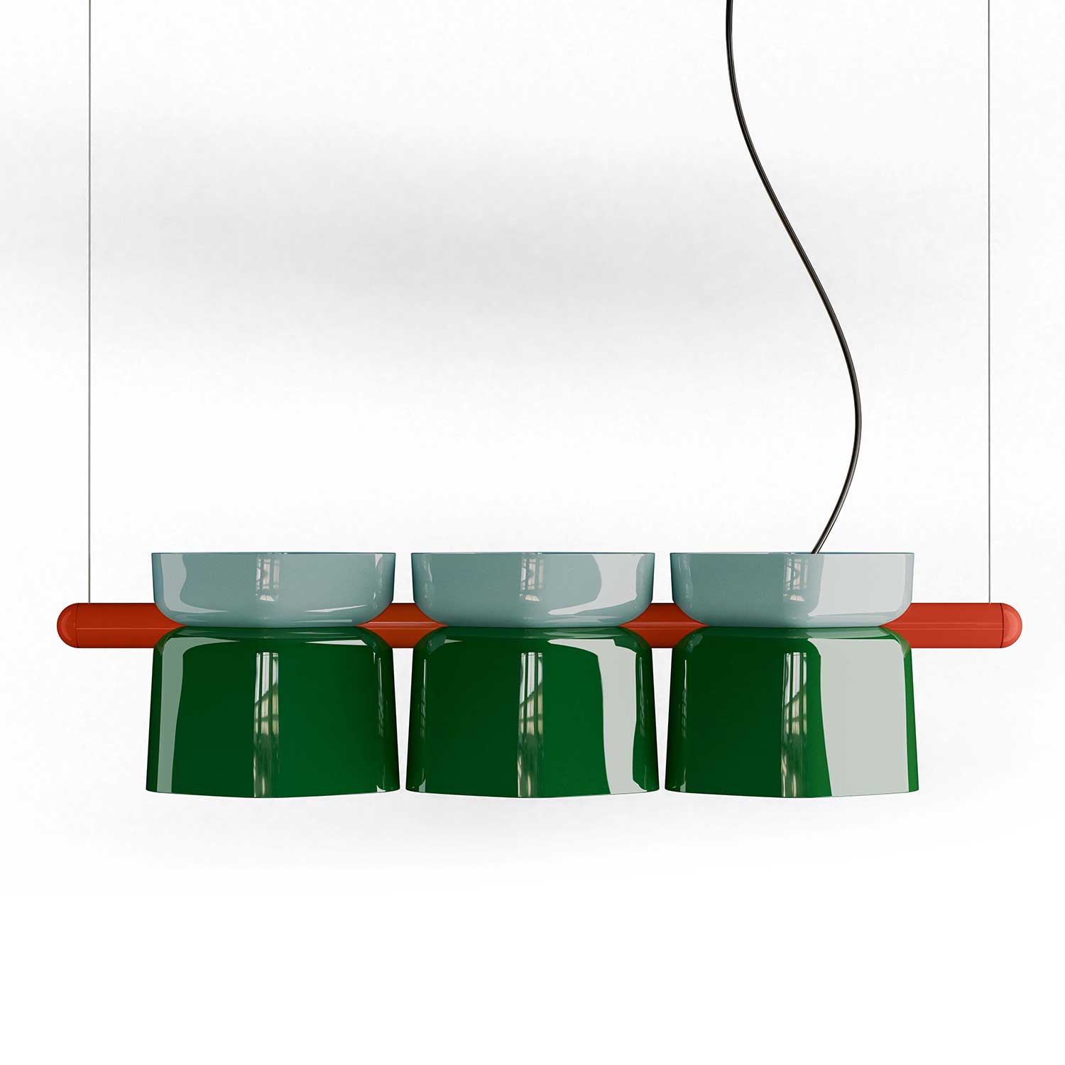 Yakitori - Contemporary design ceramic chandelier for dining room