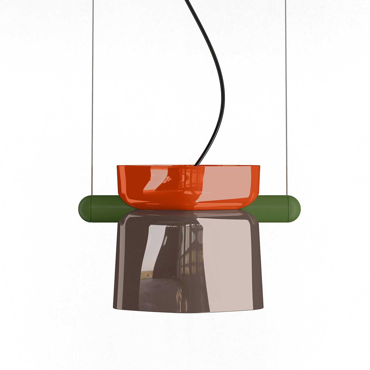 Yakitori - Ethnic design ceramic pendant light