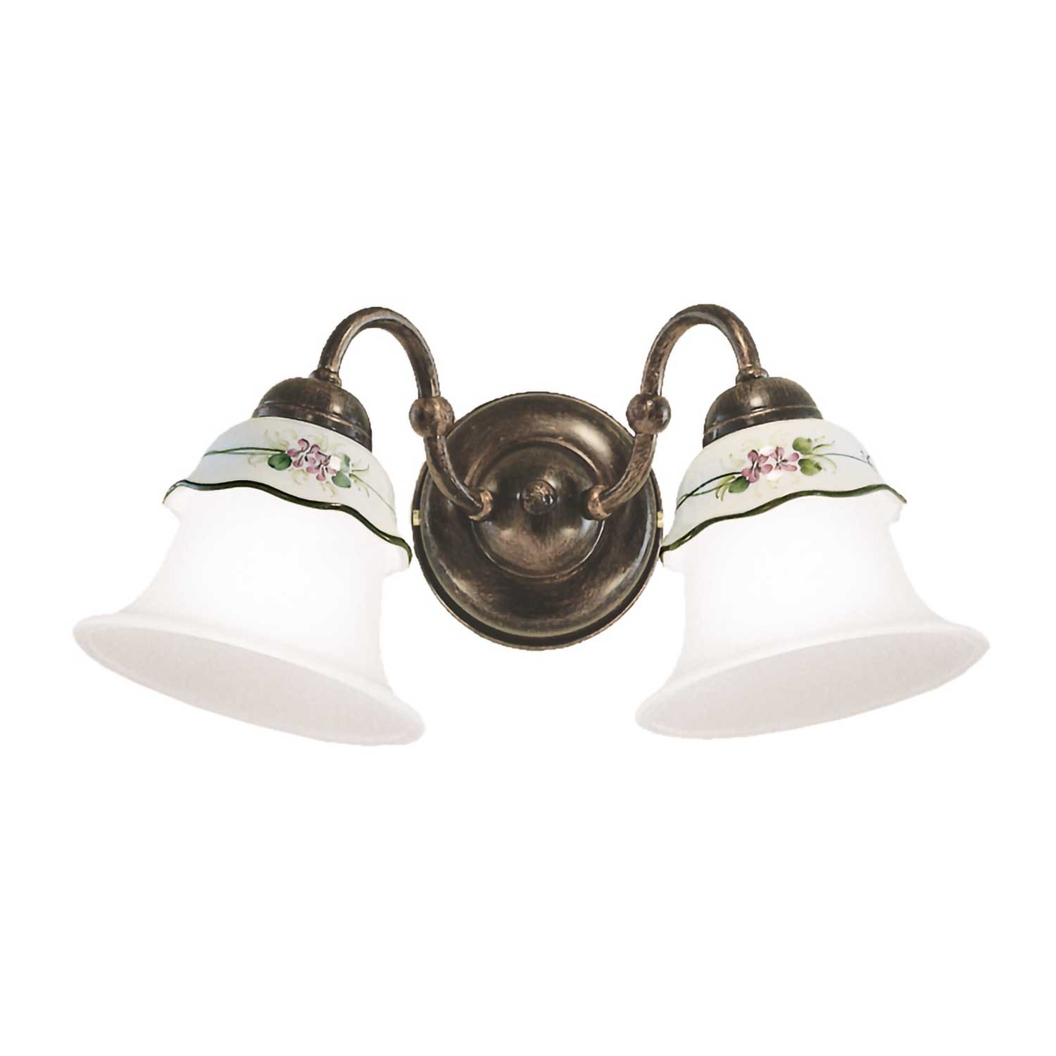 Ferrara - Applique murale double pour cuisine vintage