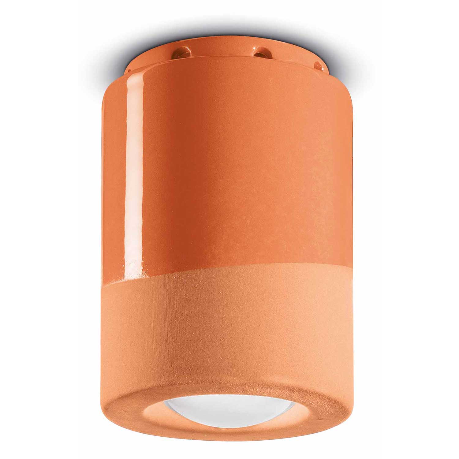 Pi - Lampe plafonnier en céramique coloré pour cuisine éclectique