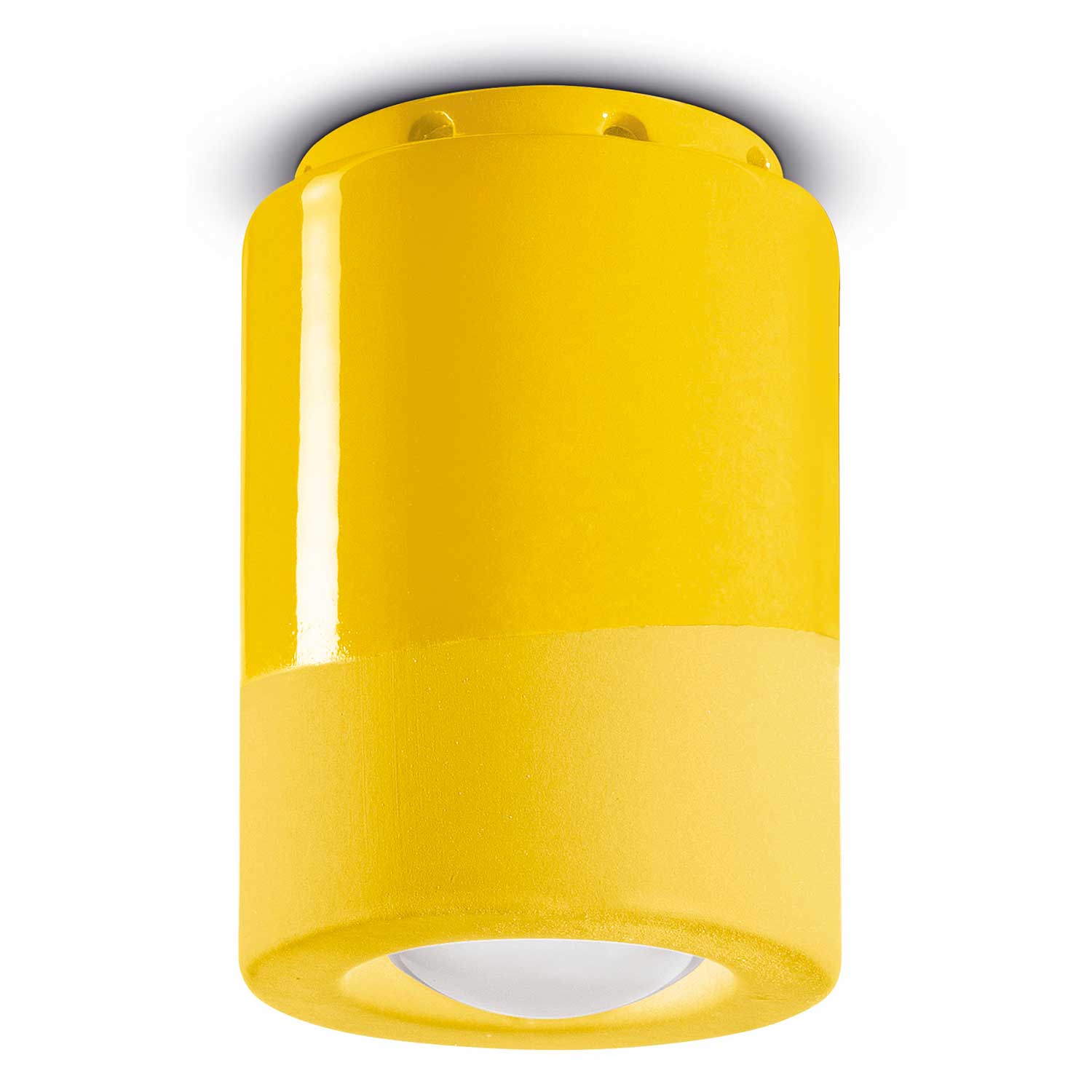 Pi - Lampe plafonnier en céramique coloré pour cuisine éclectique