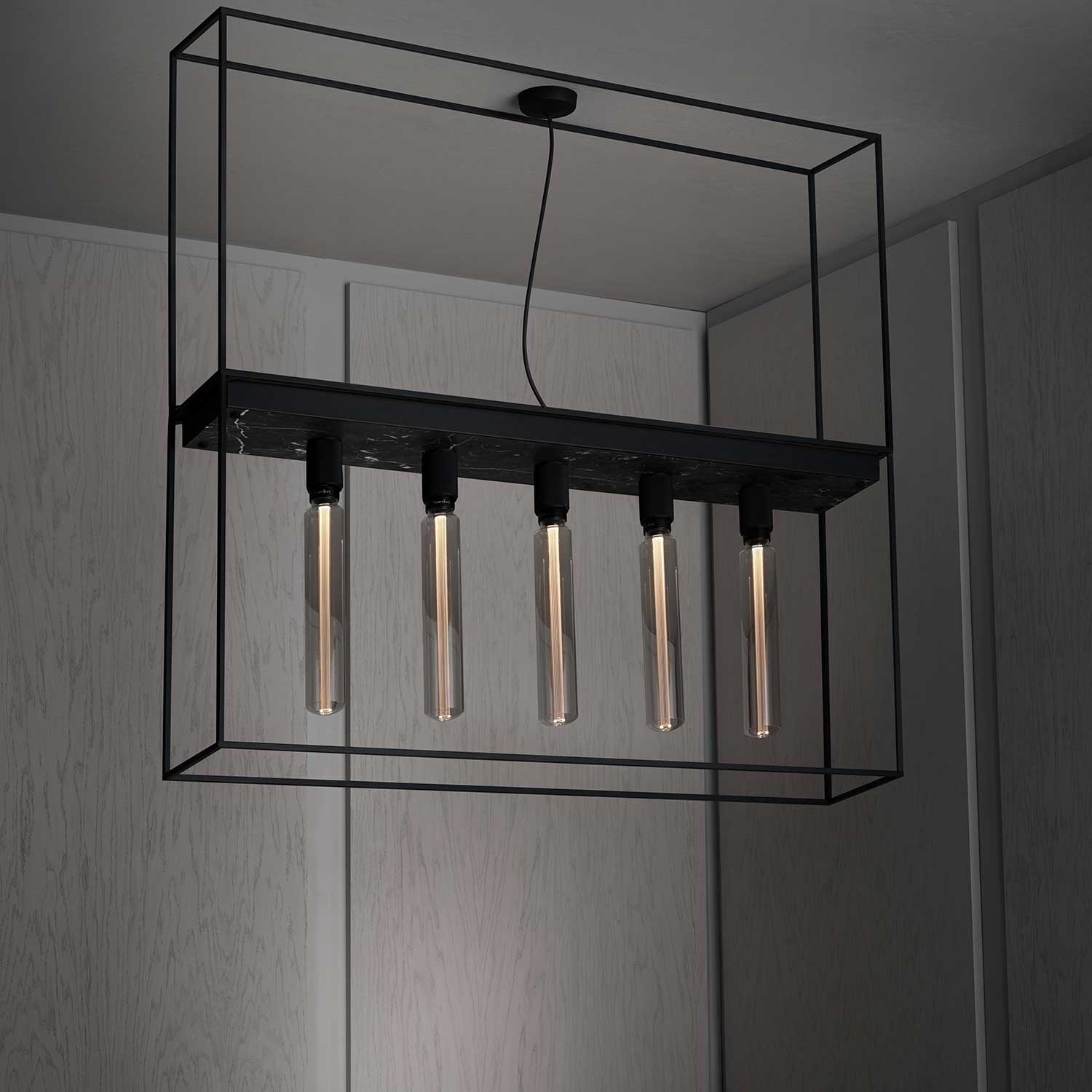 Caged 5.0 Cross - Plafonnier xxl pour cuisine design industriel
