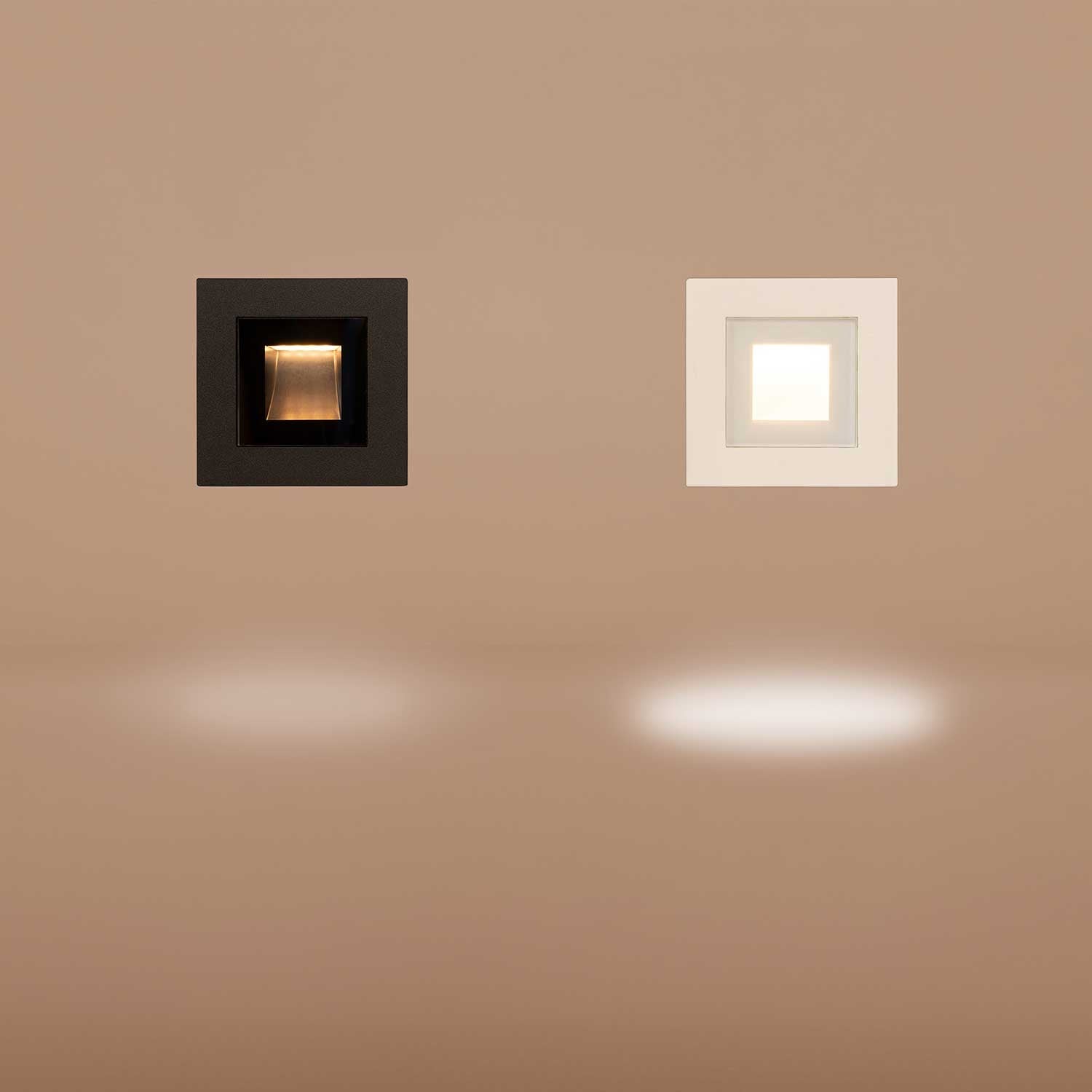 Click - Spot LED mural pour escalier, éclairage vers le bas, étanche IP65