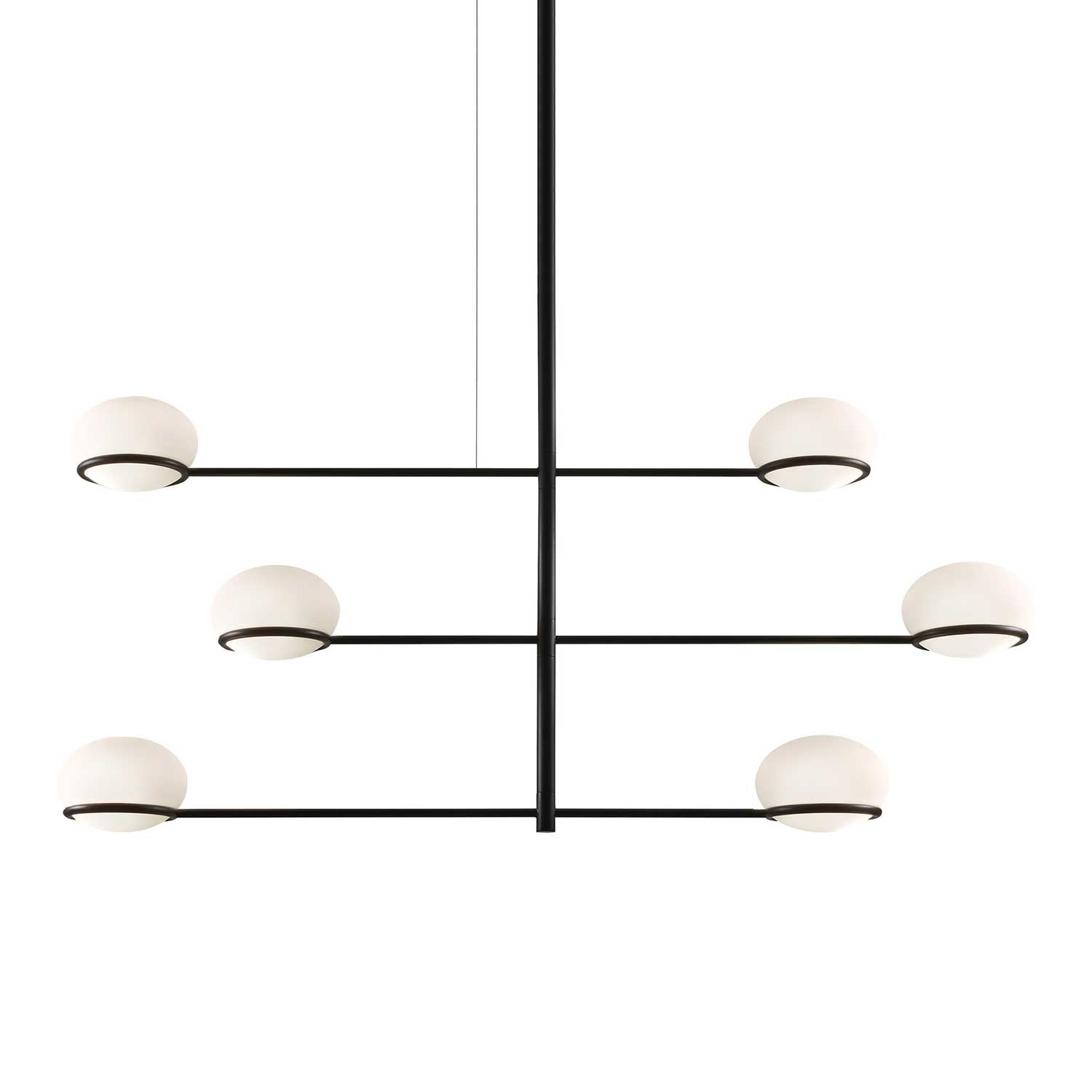 Coco Chandelier - Lustre XXL design en métal boules en acrylique