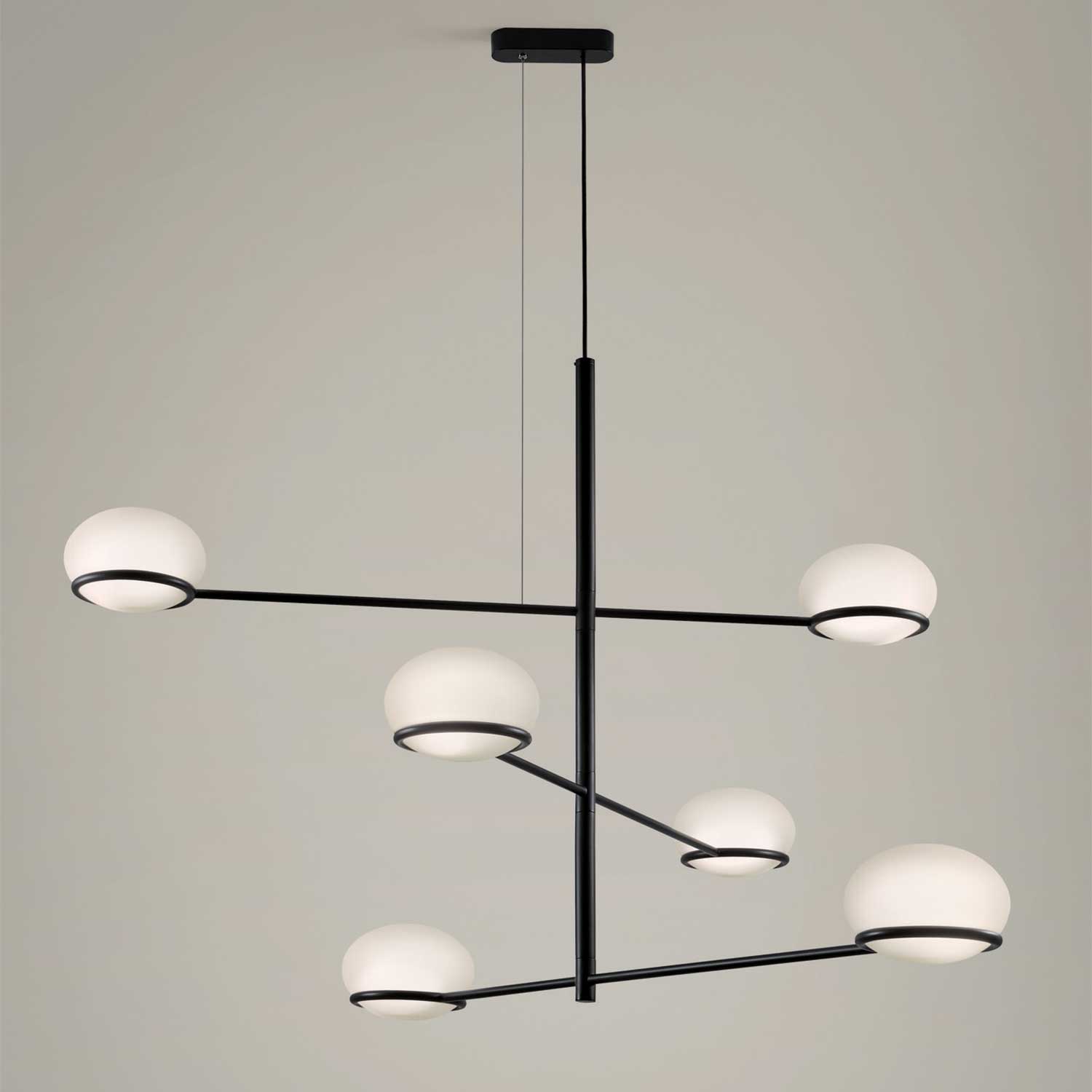Coco Chandelier - Lustre XXL design en métal boules en acrylique