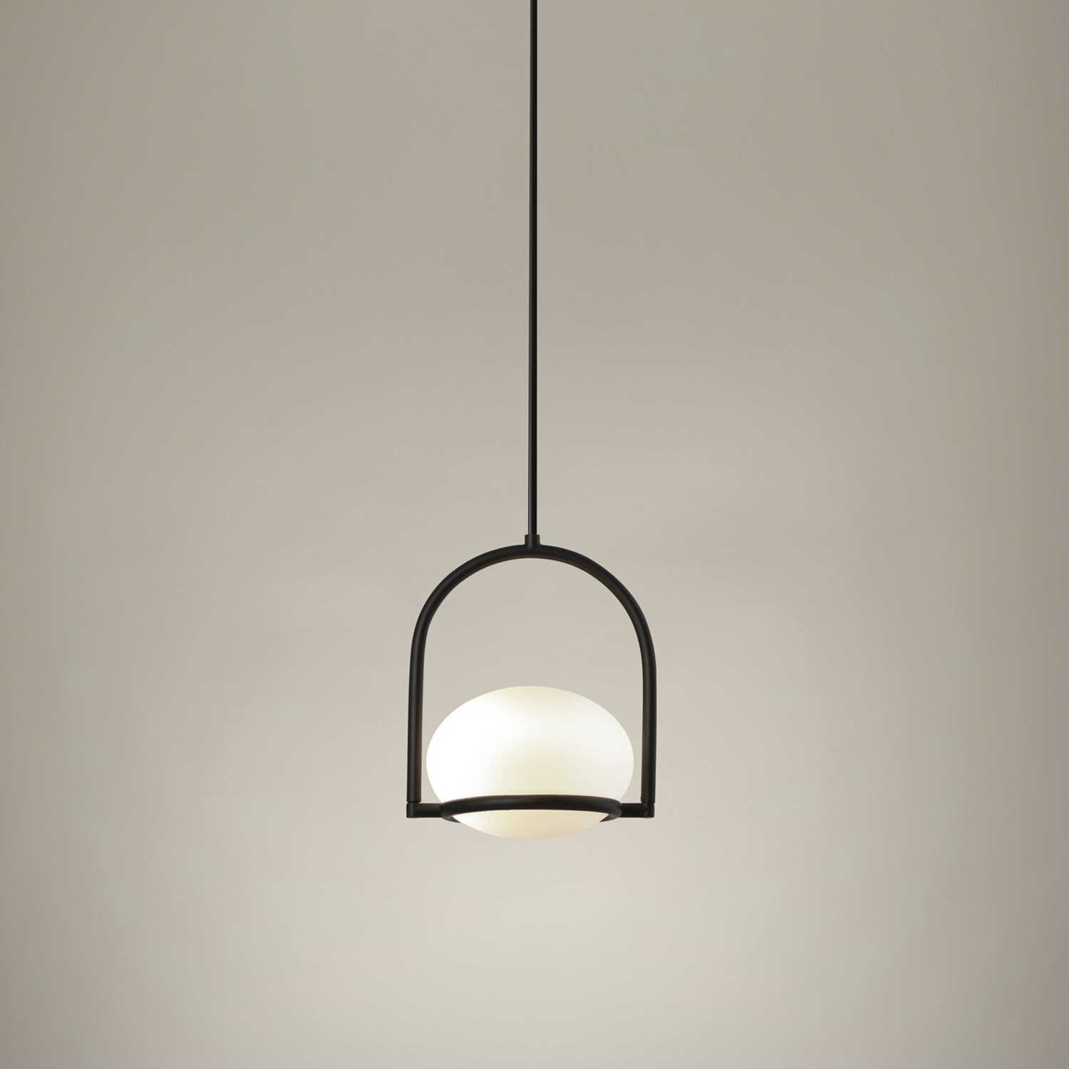 Coco Single - Suspension design boule en acrylique moderne